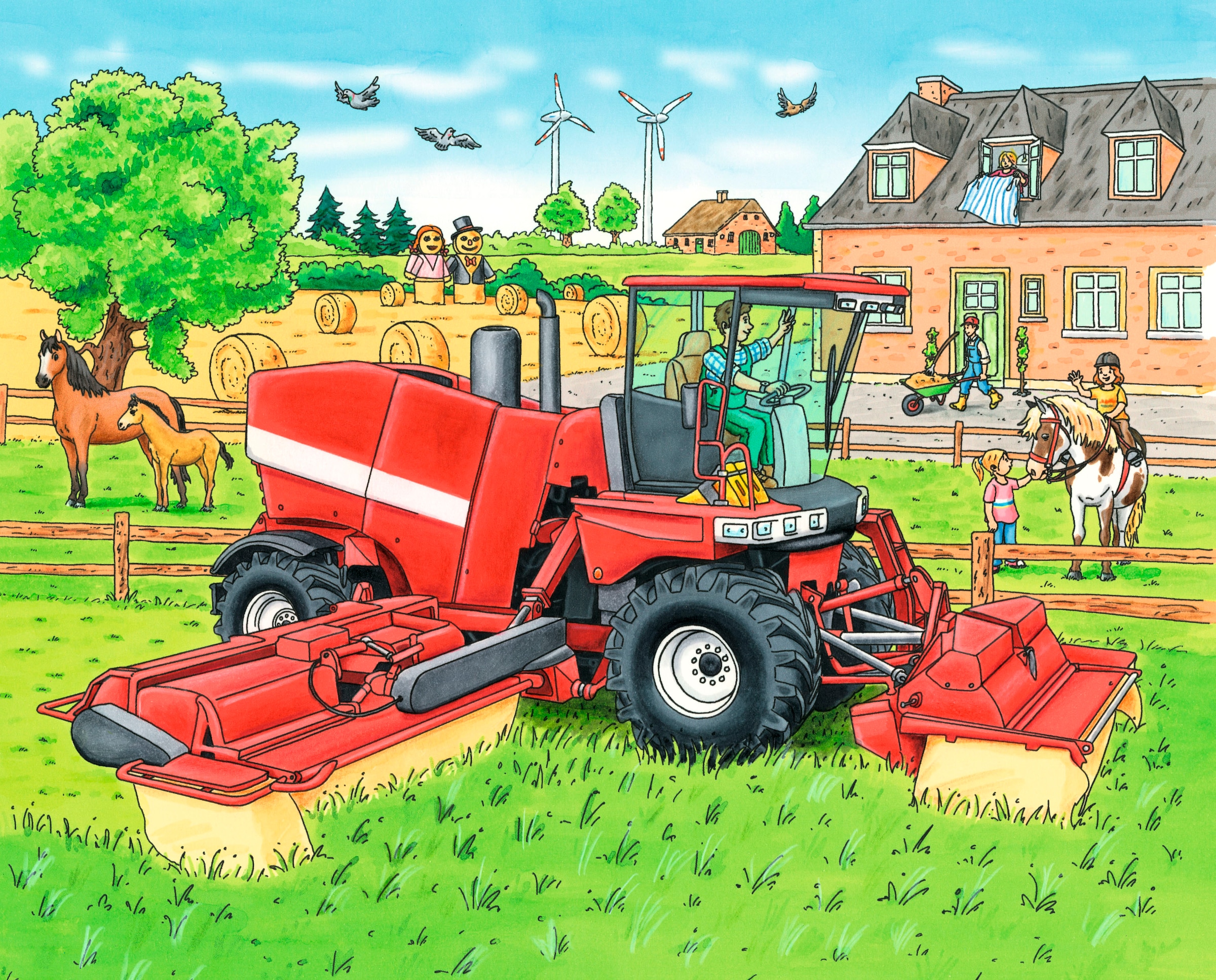 Haba Puzzle »Traktor und Co.«