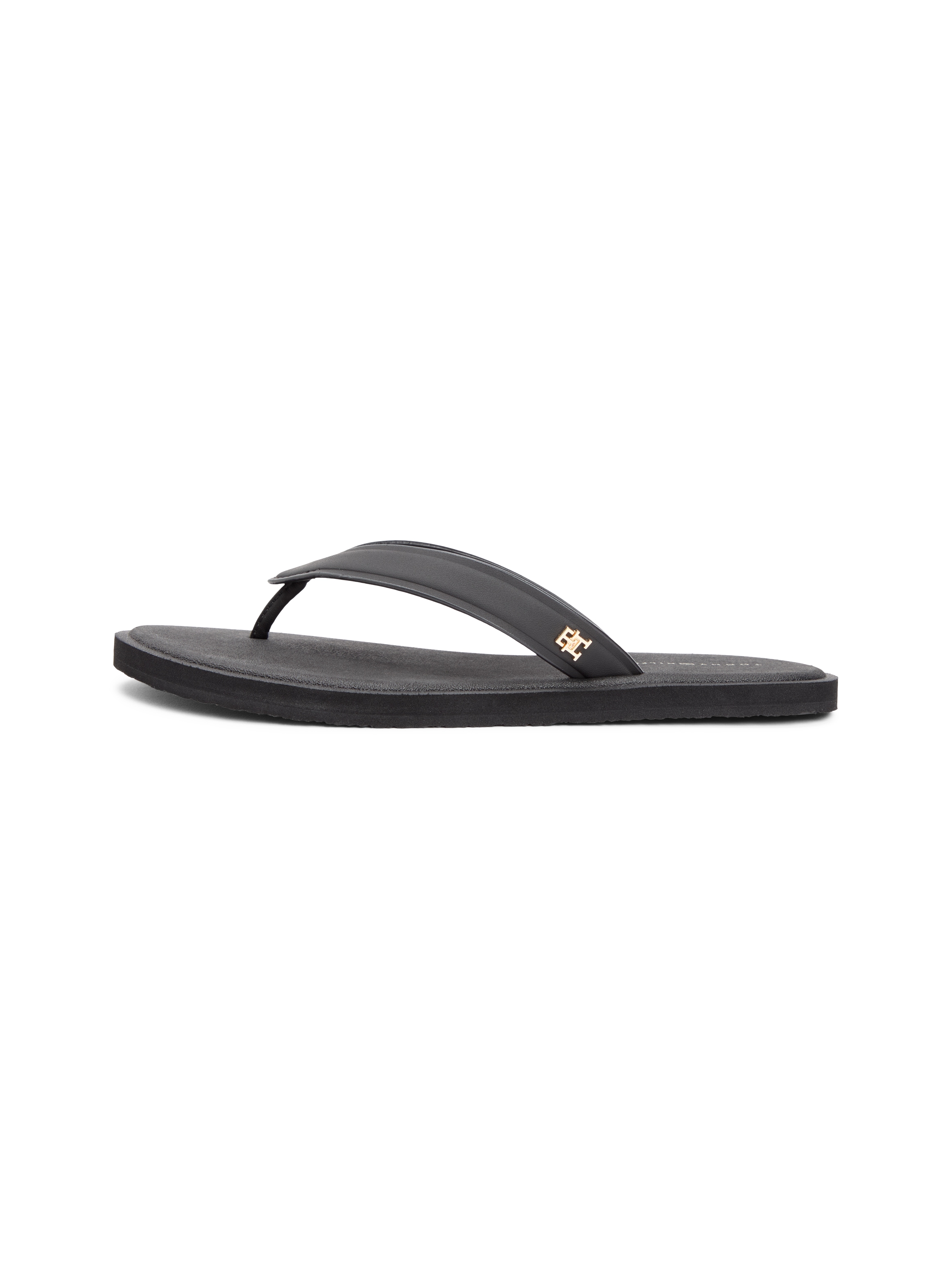 Tommy Hilfiger Zehentrenner »TH SCANDI PREMIUM SUMMER SANDAL«  Strandschuh, Pool Slides, Dianette, Flat mit Logo-Emblem