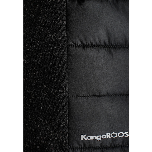 KangaROOS Steppjacke, mit Kapuze, im trendigem Material-Mix mit abnehmbarer  Kapuze - NEUE KOLLEKTION online bei OTTO