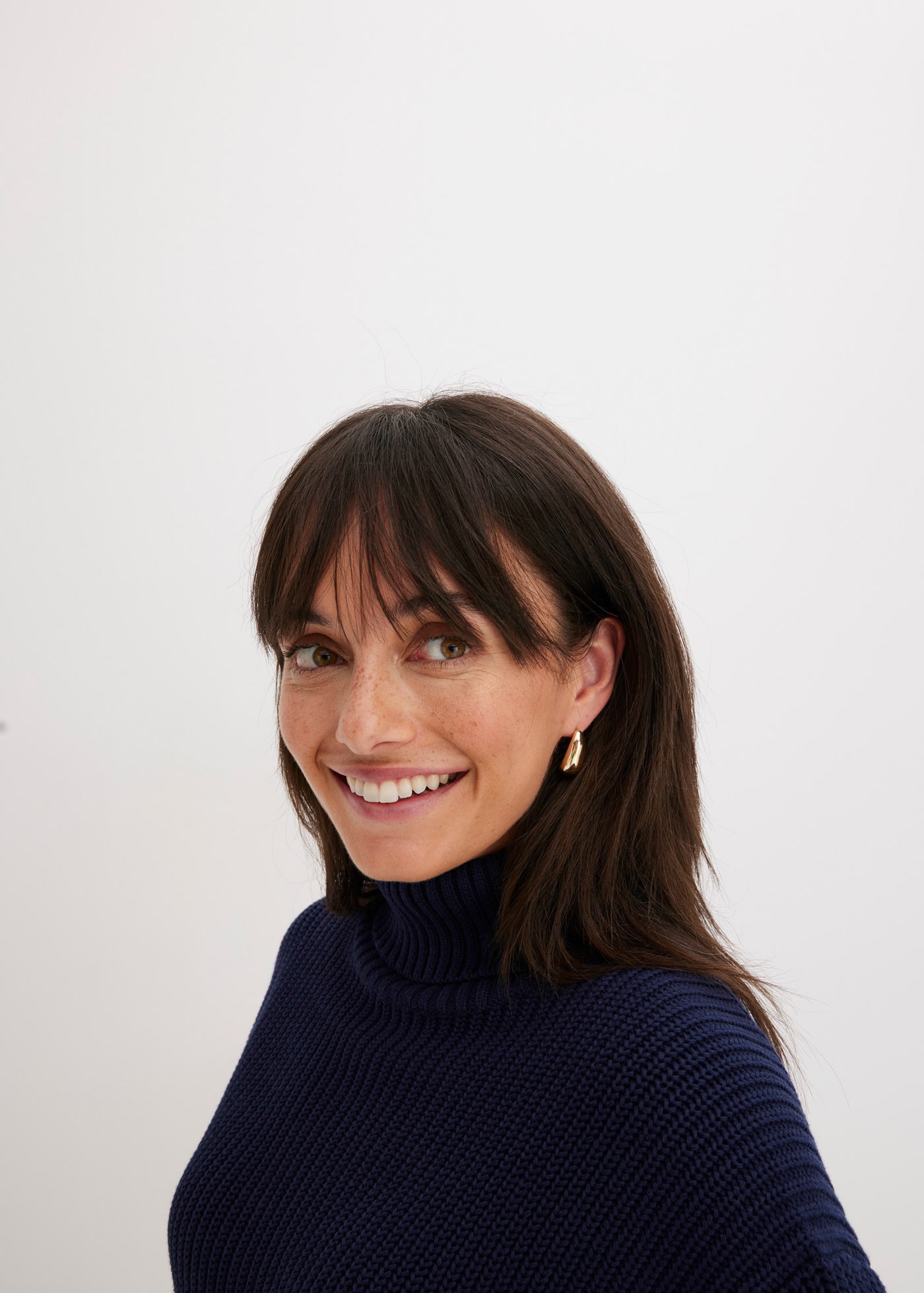 bonprix Rollkragenpullover »Rollkragenpullover aus reiner Baumwolle« Rollkragenpullover aus reiner Baumwolle