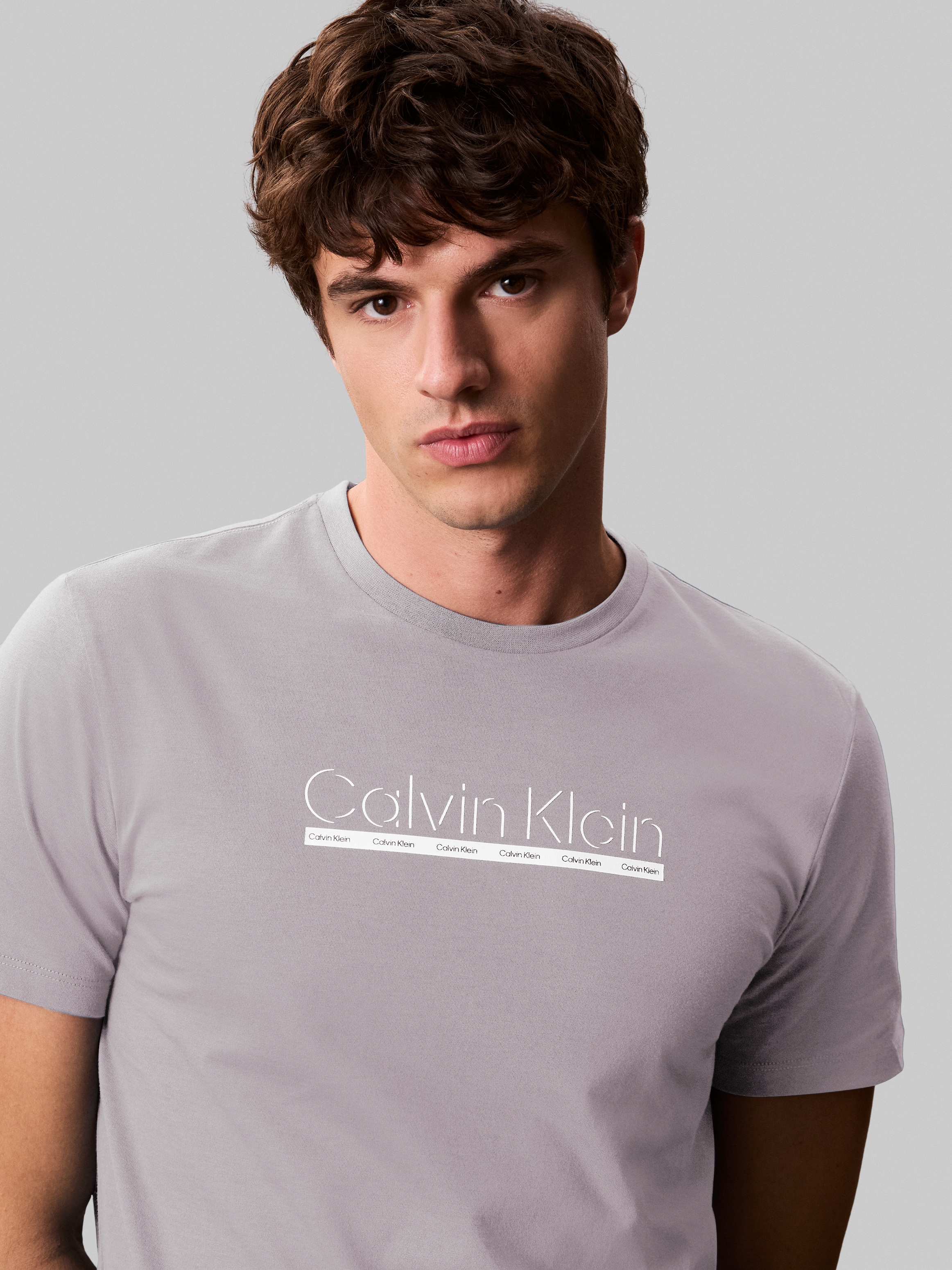 Calvin Klein T-Shirt »SS 30s E SPRTSWR 2 G«, mit Logo-Schriftzug