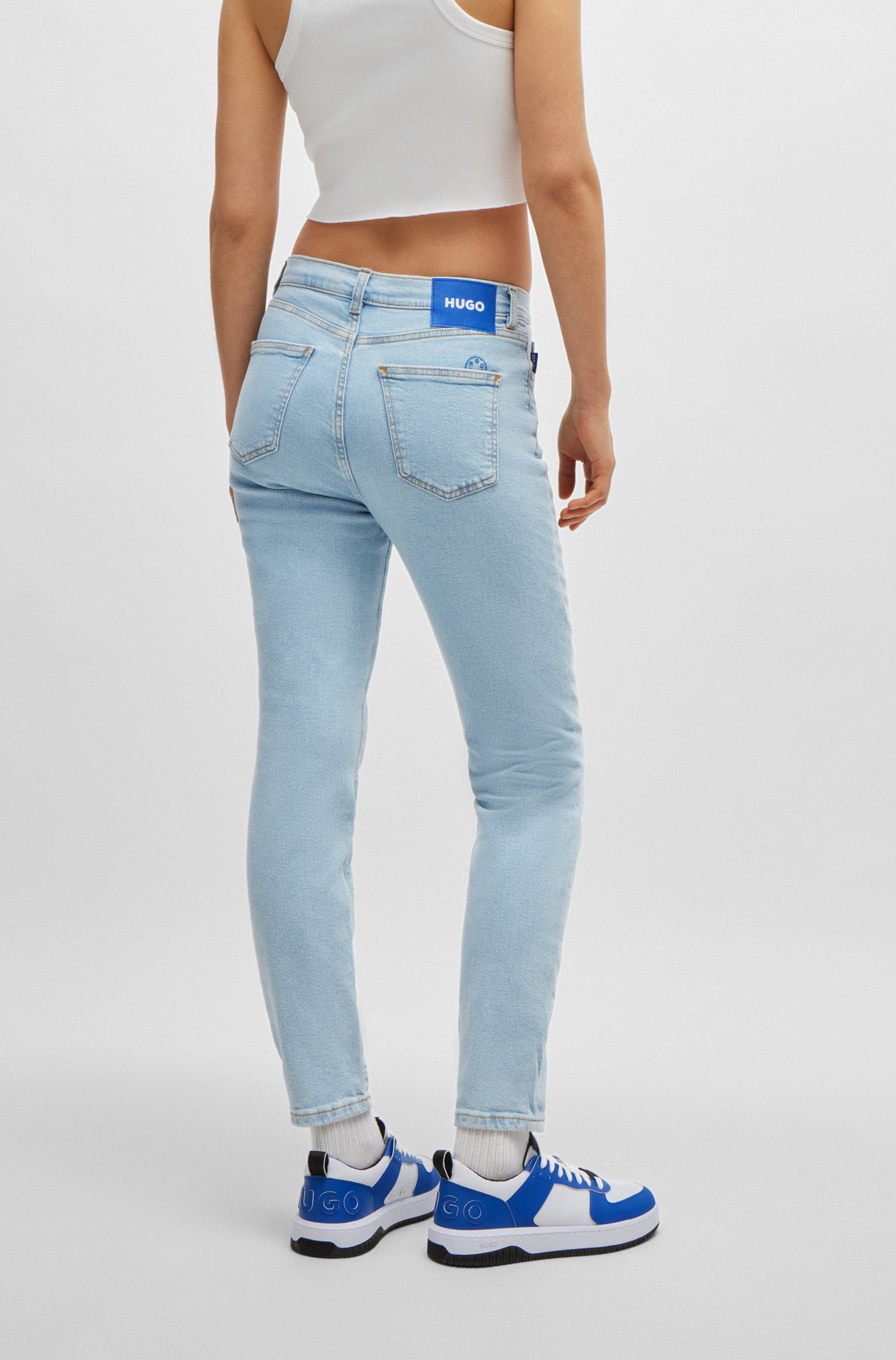 HUGO Blue Skinny-fit-Jeans »Malu«, Skinny Fit mit mittlerer Leibhöhe
