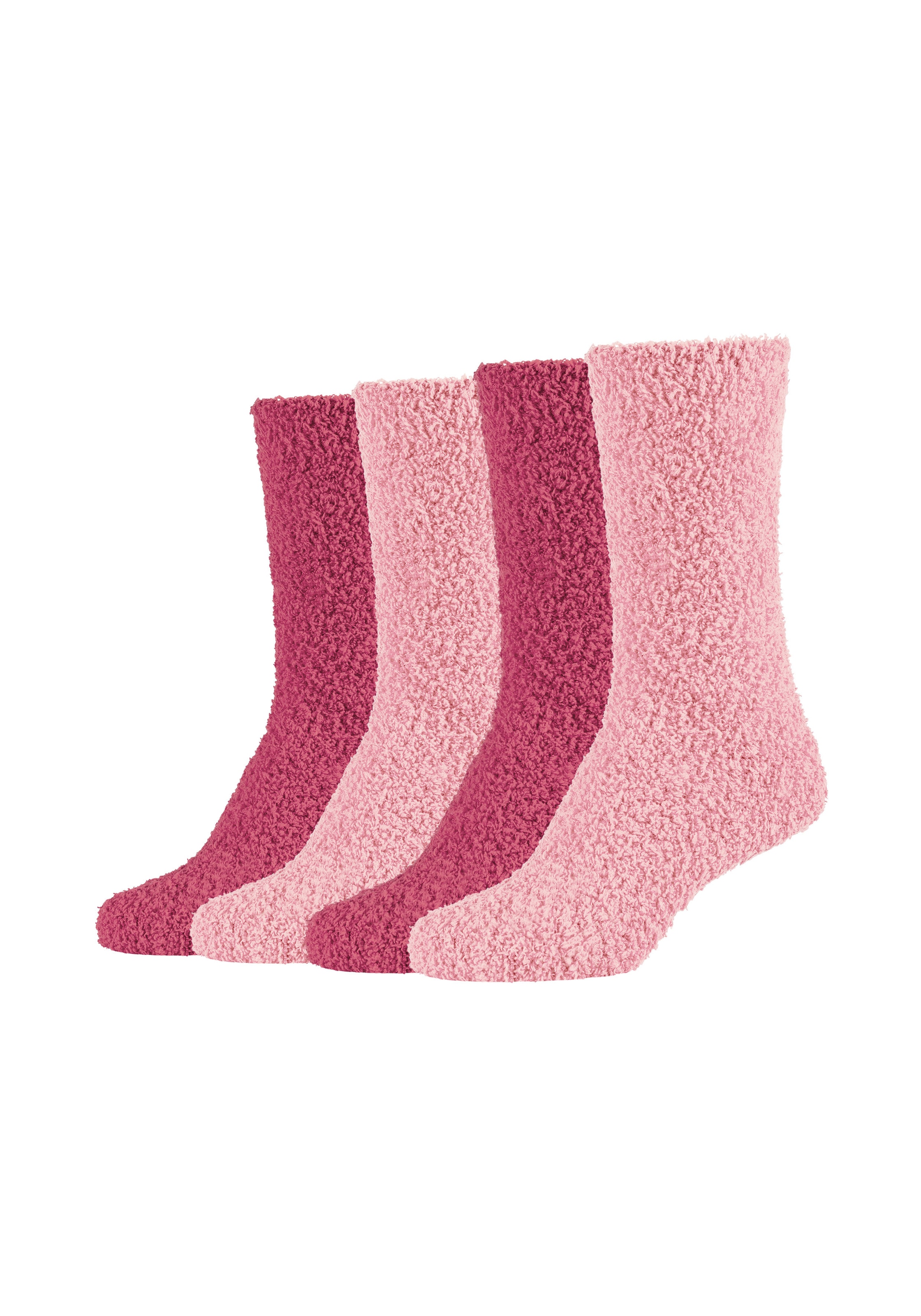 Kuschelsocken, (4er Pack), bequem, weich, soft, kein Einschneiden, winter warm cozy