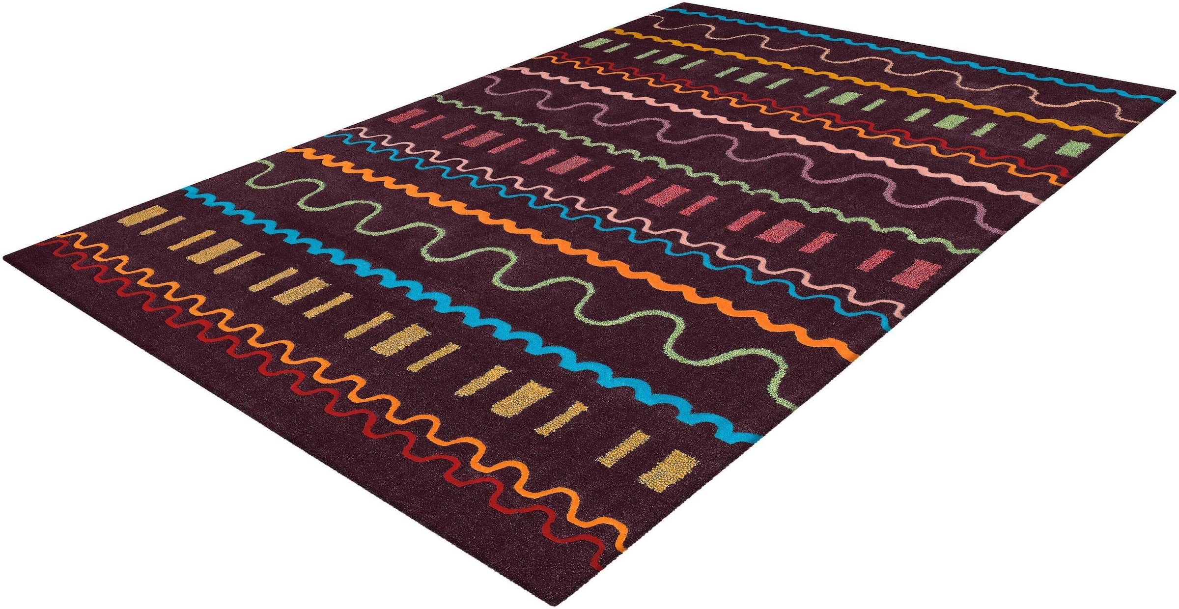 calo-deluxe Teppich »Fanahy 3065«, rechteckig, 17 mm Höhe, Kurzflor, Wohnzimmer