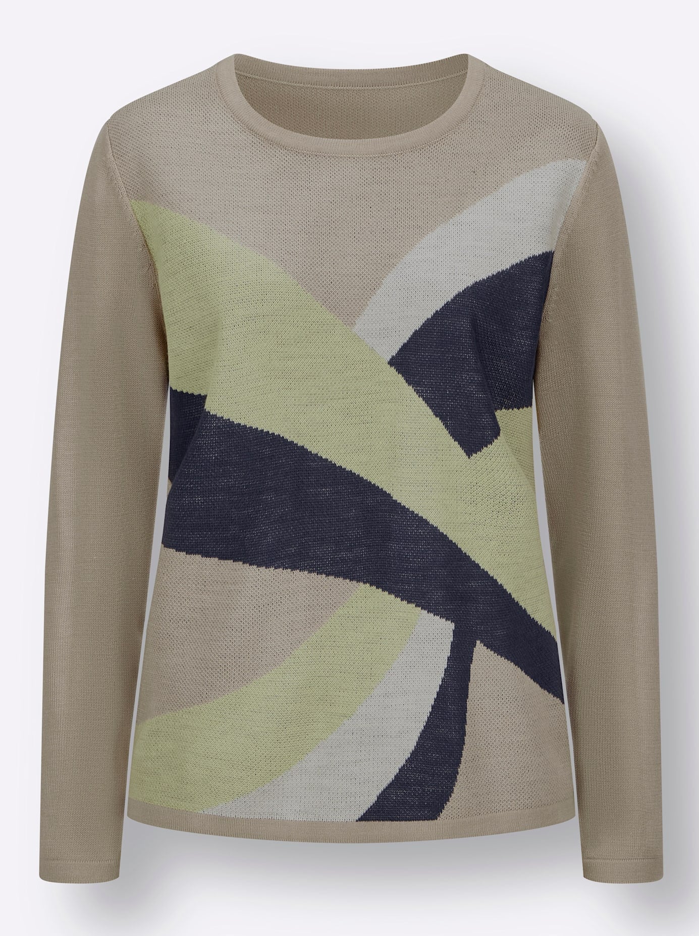 Classic Basics Jacquardpullover »Langarm-Pullover«