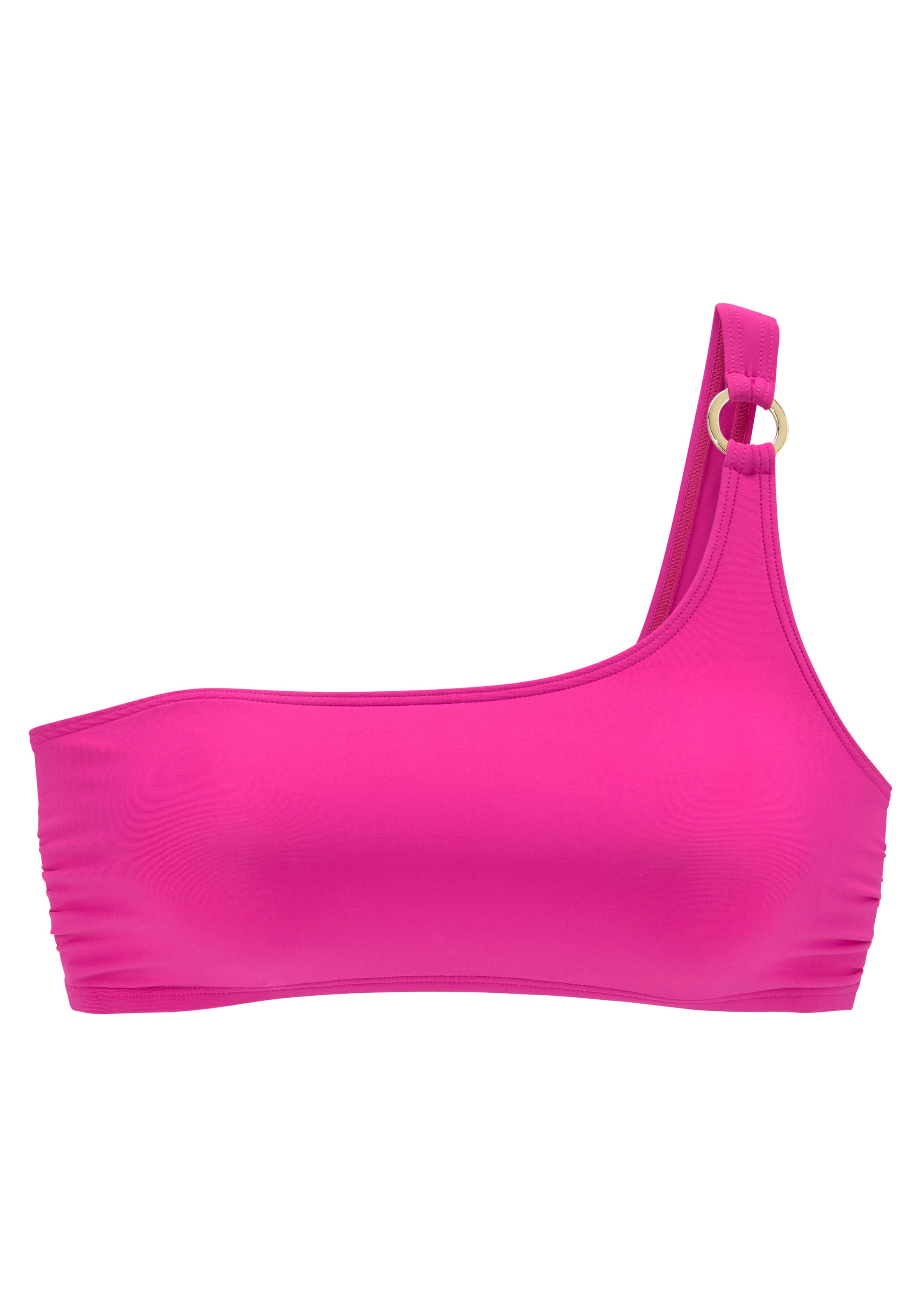 LASCANA Bustier-Bikini-Top »Italy«, mit Zierring am Träger