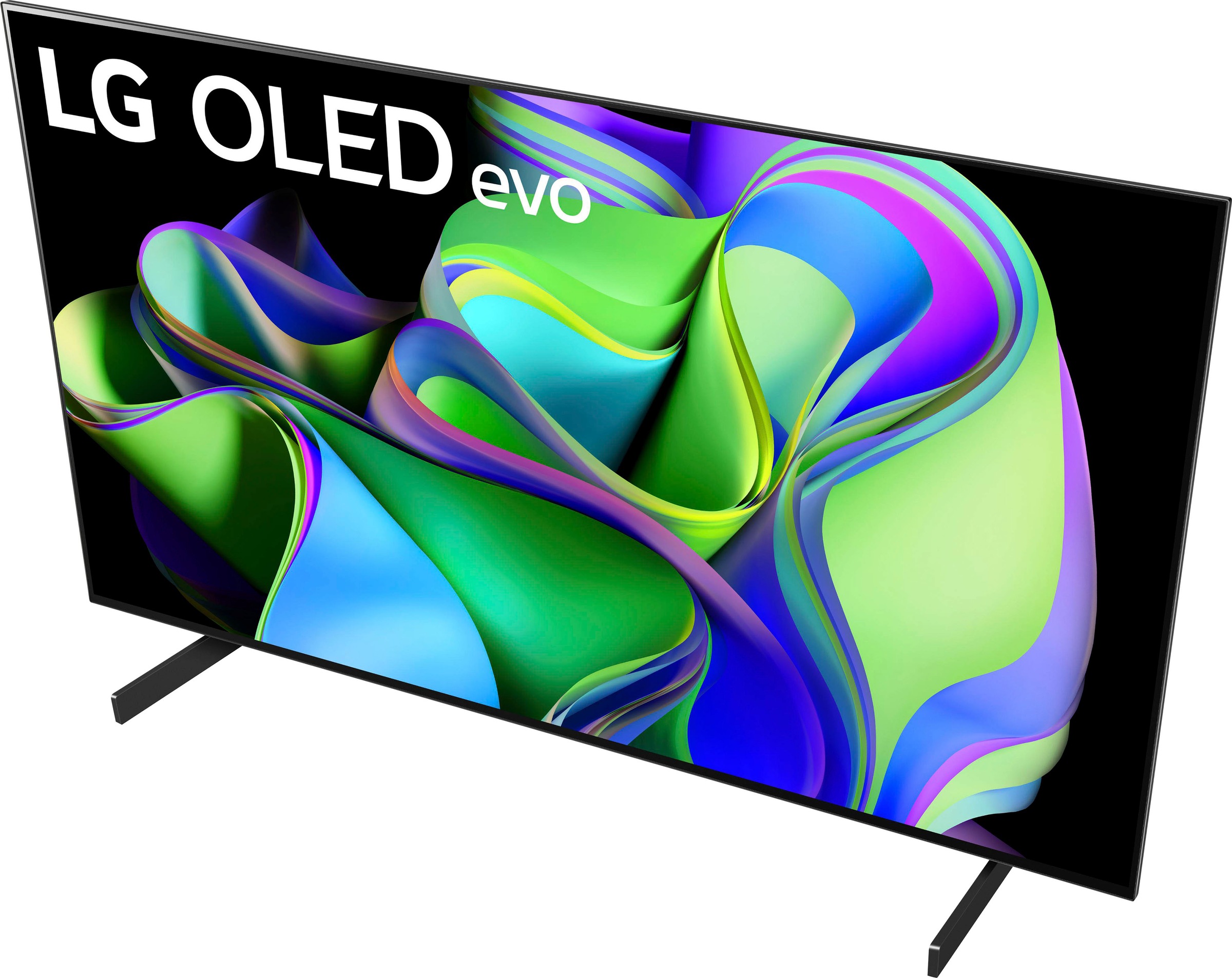 LG OLED-Fernseher »OLED42C37LA«, 4K Ultra HD, Smart-TV, OLED evo, bis zu 120 Hz, α9 Gen6 4K AI-Prozessor, Twin Triple Tuner