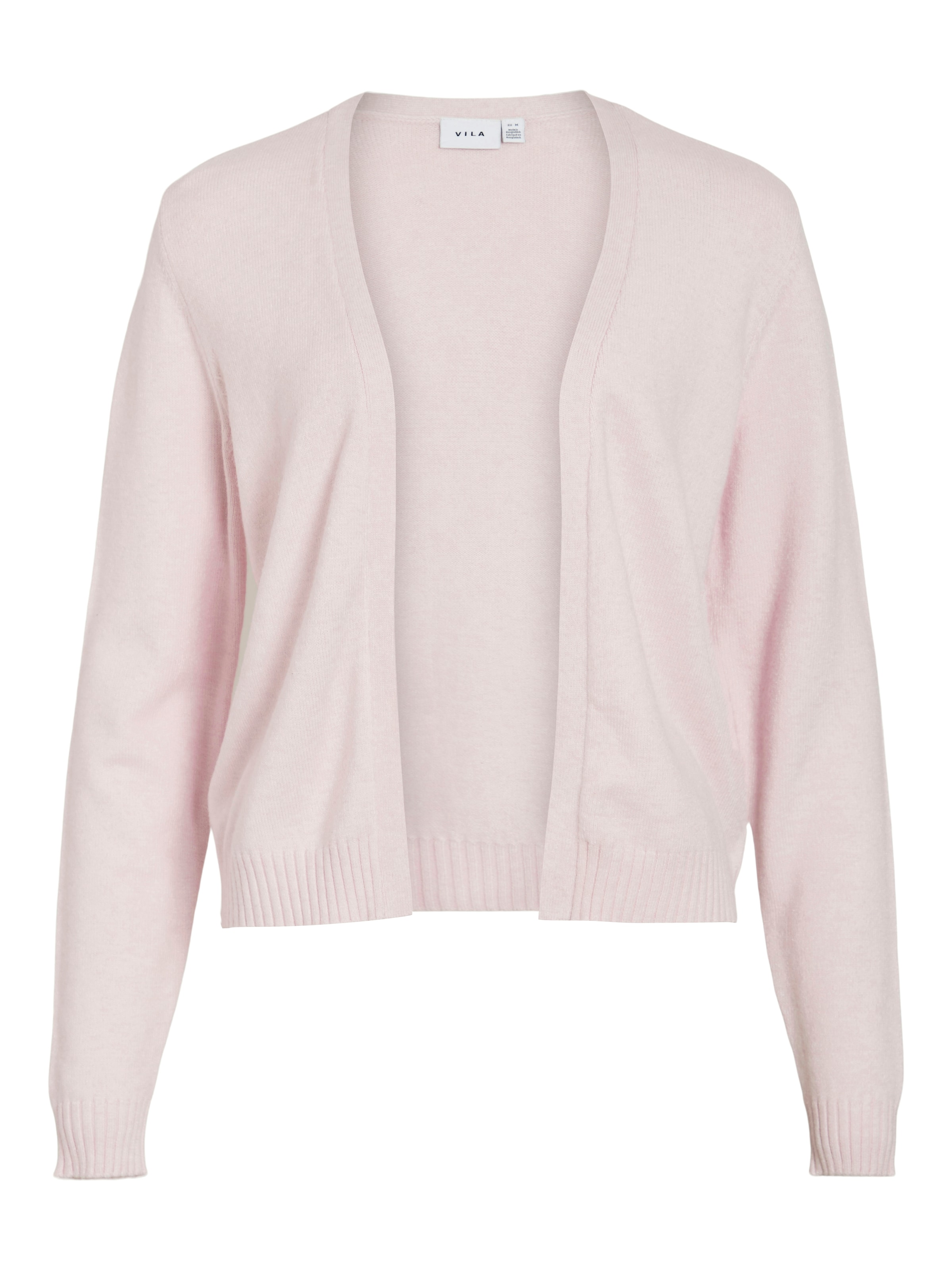 Vila Cardigan »VIRIL SHORT L/S KNIT CARDIGAN-NOOS« Materialmix, regular fit