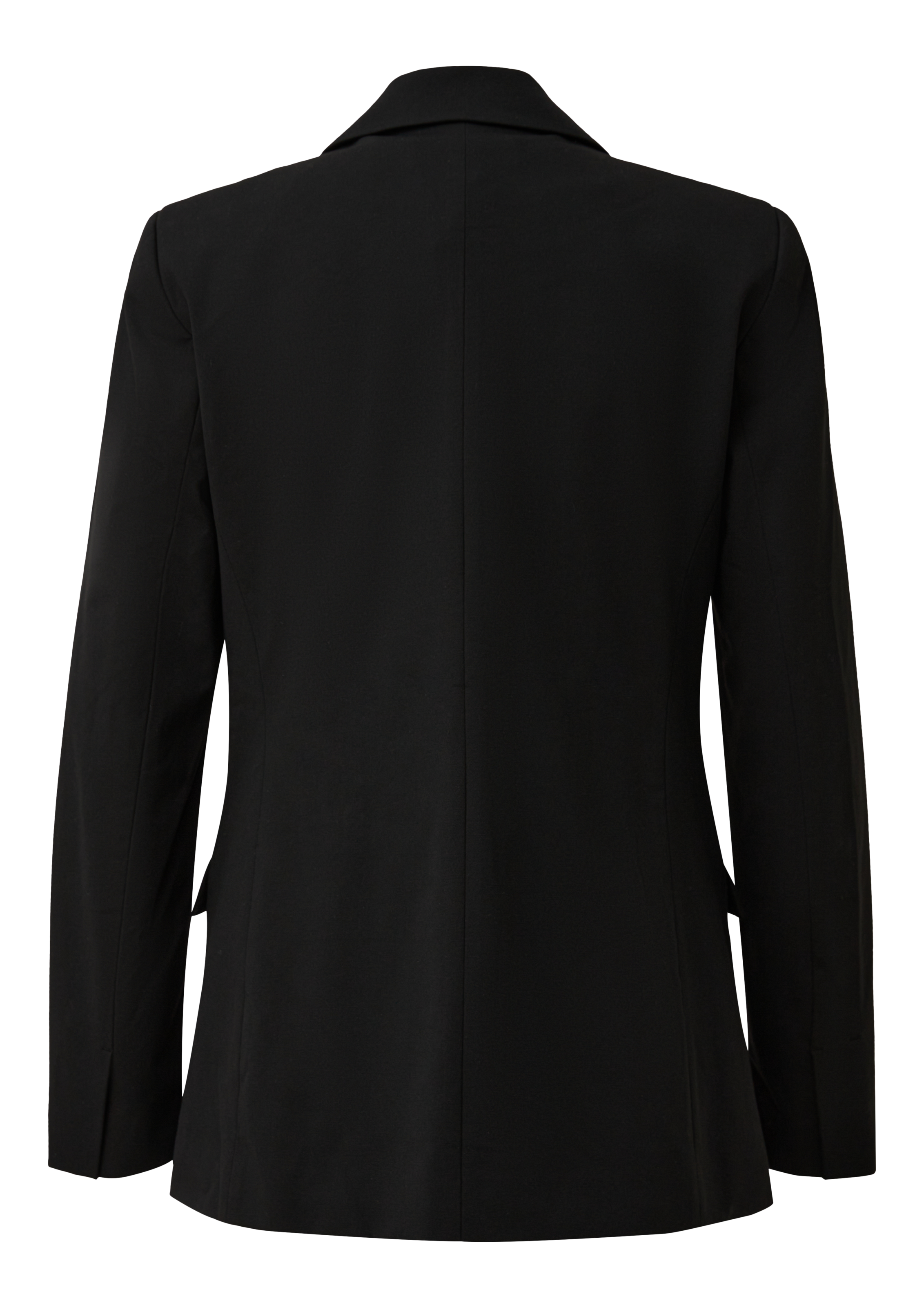 Comma Jackenblazer, mit Reverskragen und 2-Knopf-Verschluss, aus Viskose und Stretch