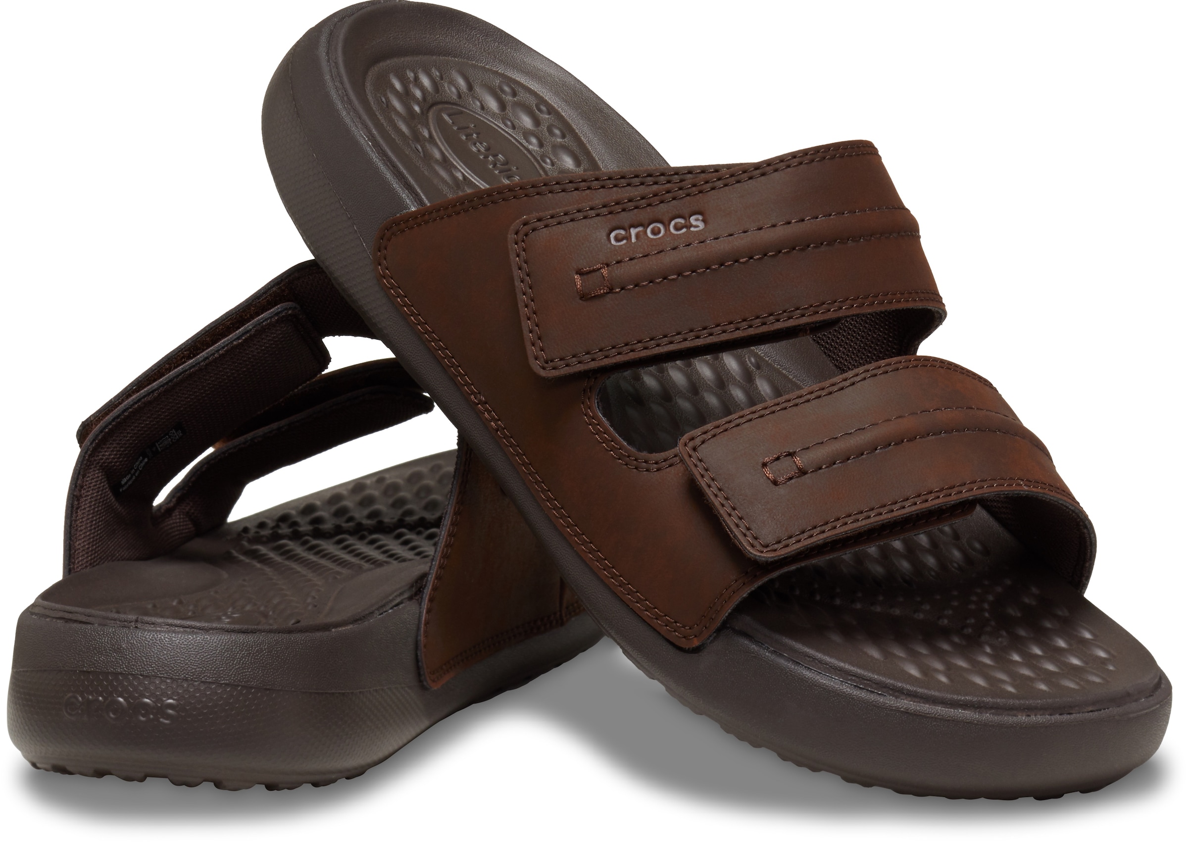 Crocs Badepantolette »Yukon Vista 2«, Sommerschuh, Poolslides, Schlappen, mit Klettverschluss