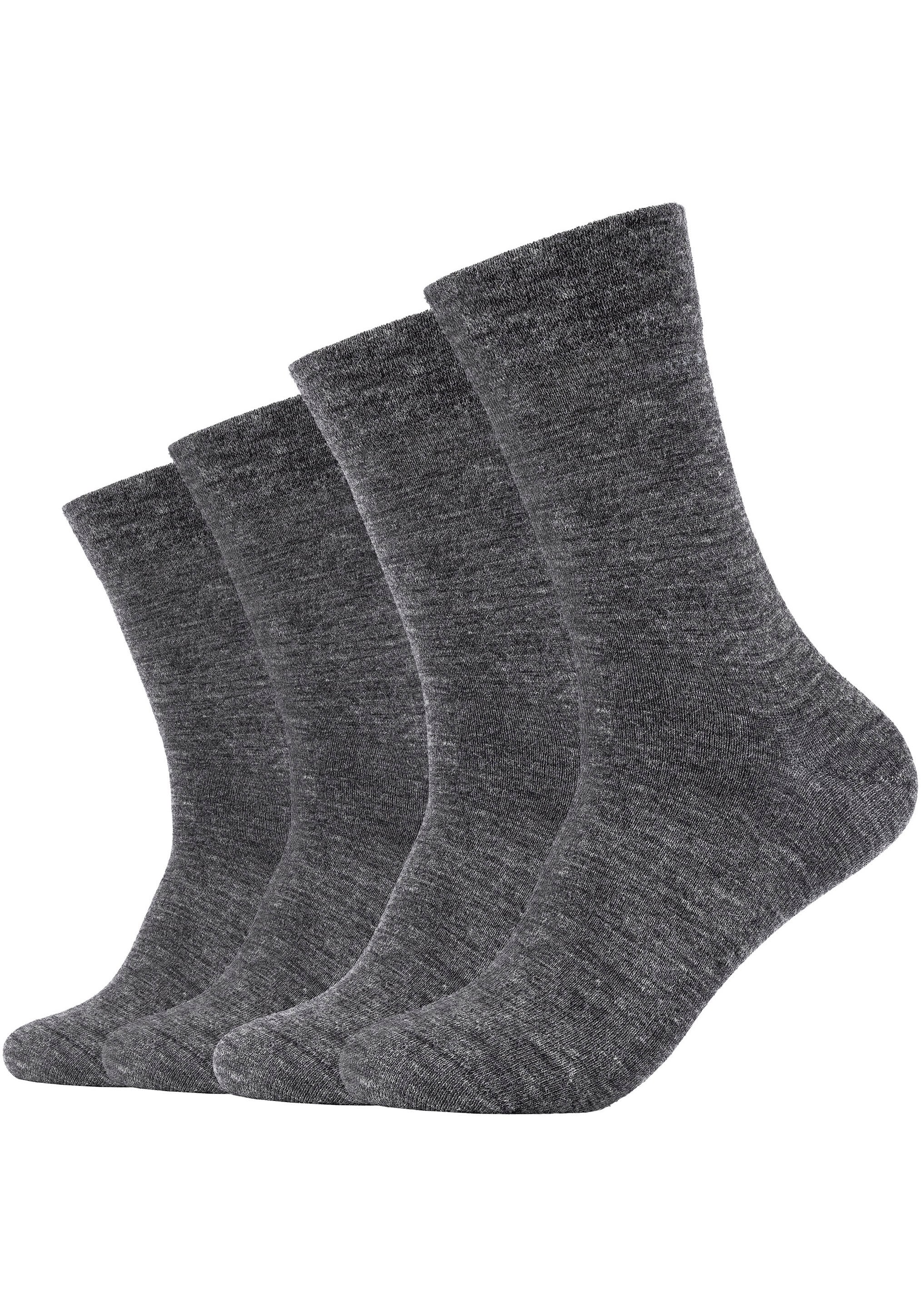 (Packung, Camano online 4 OTTO Socken, Paar), Materialmix Weicher Wollanteil bei mit hohem