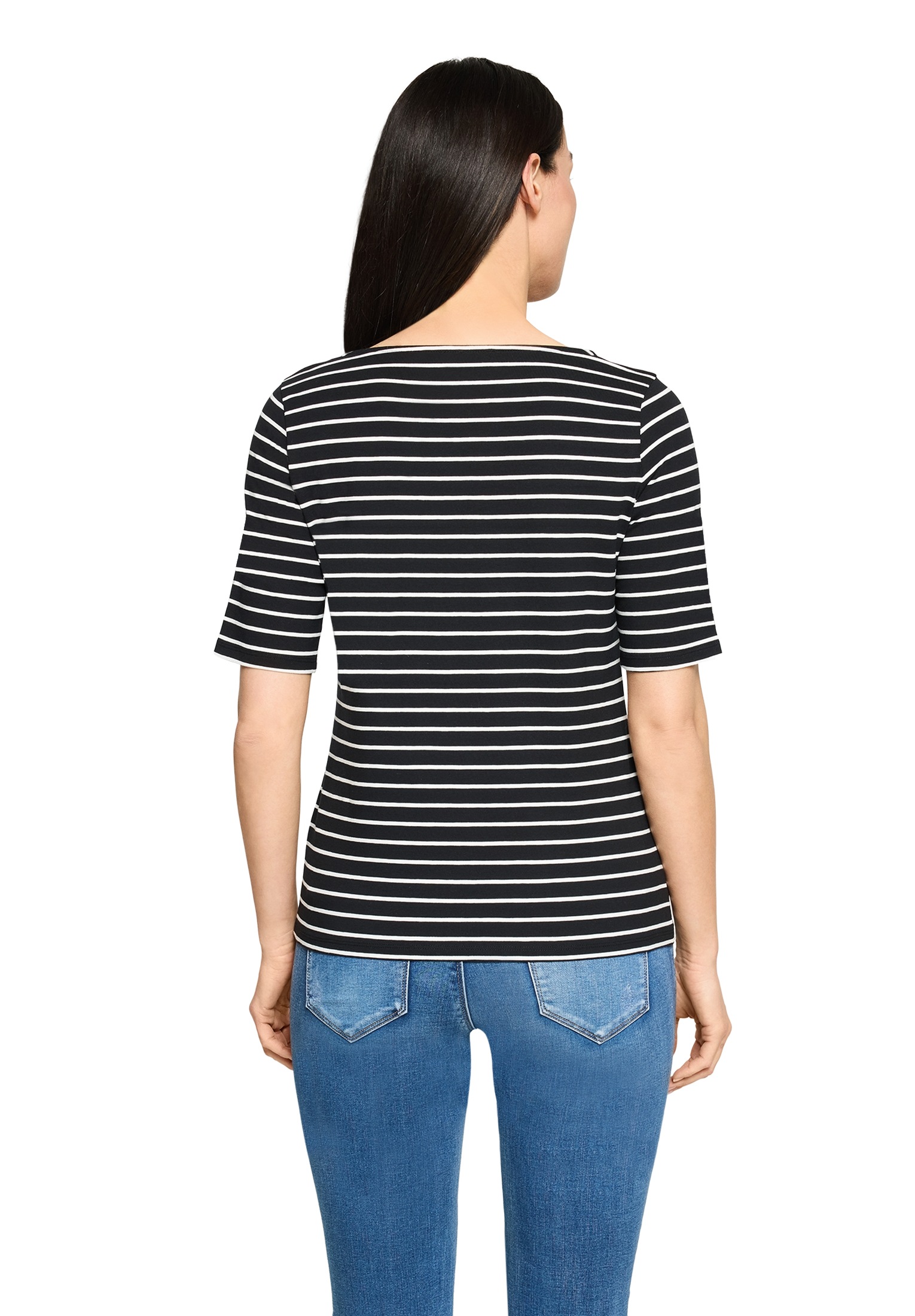 Betty Barclay 3/4-Arm-Shirt »Ringelshirt mit U-Boot-Ausschnitt«