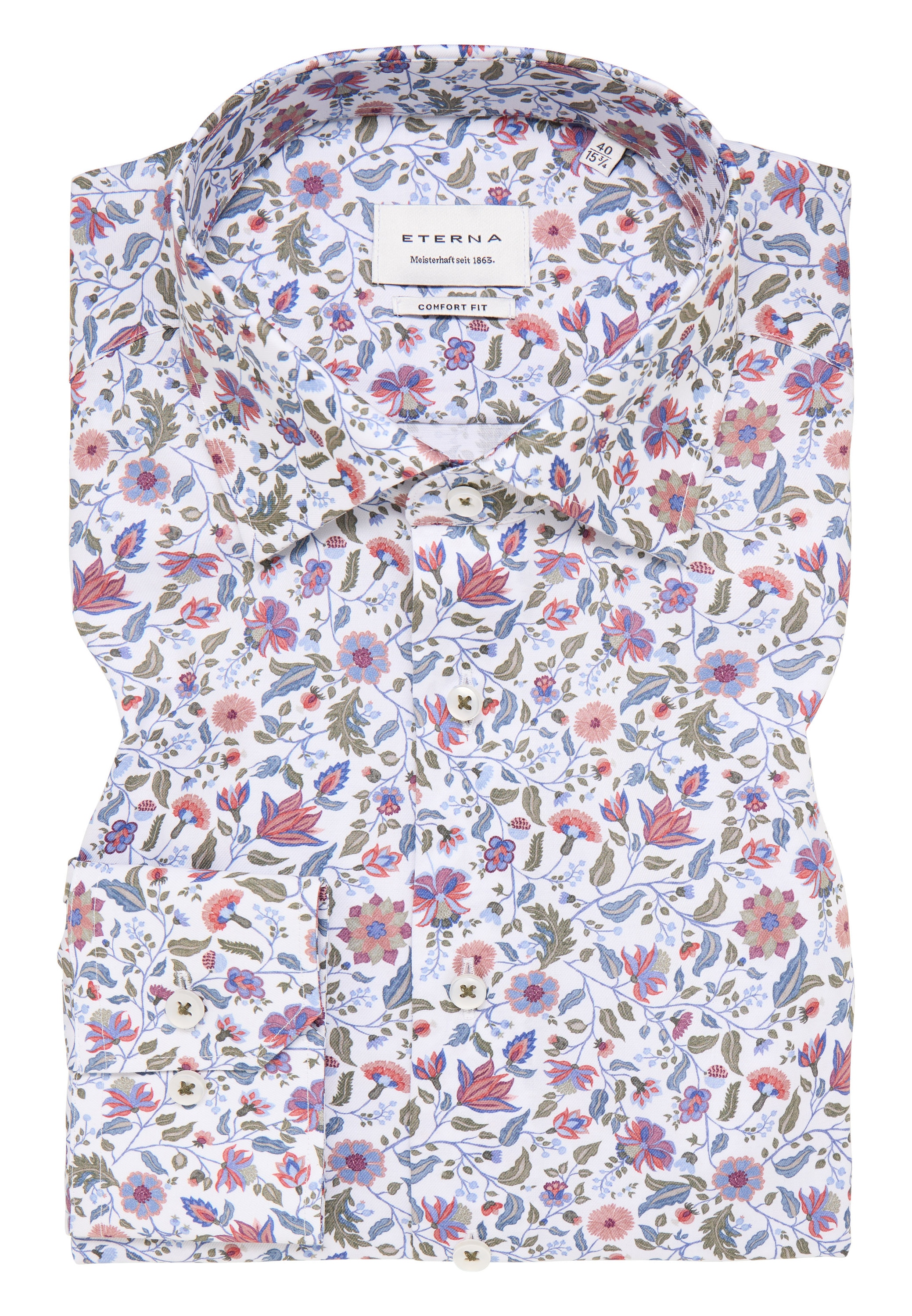 Eterna Langarmhemd »COMFORT FIT«, NON IRON (bügelfrei)