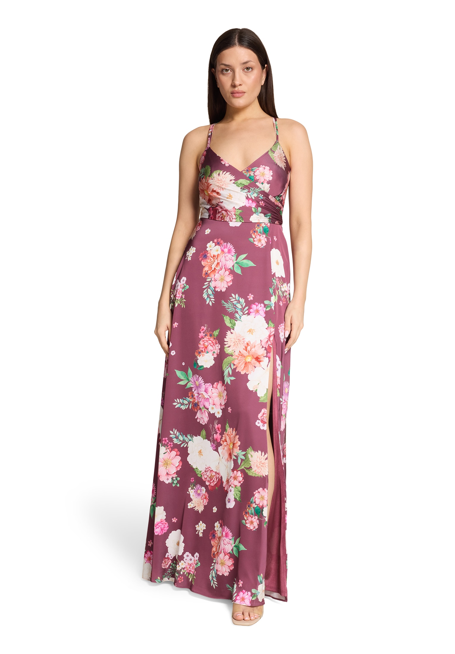 Vera Mont Abendkleid »Abendkleid mit V-Ausschnitt«
