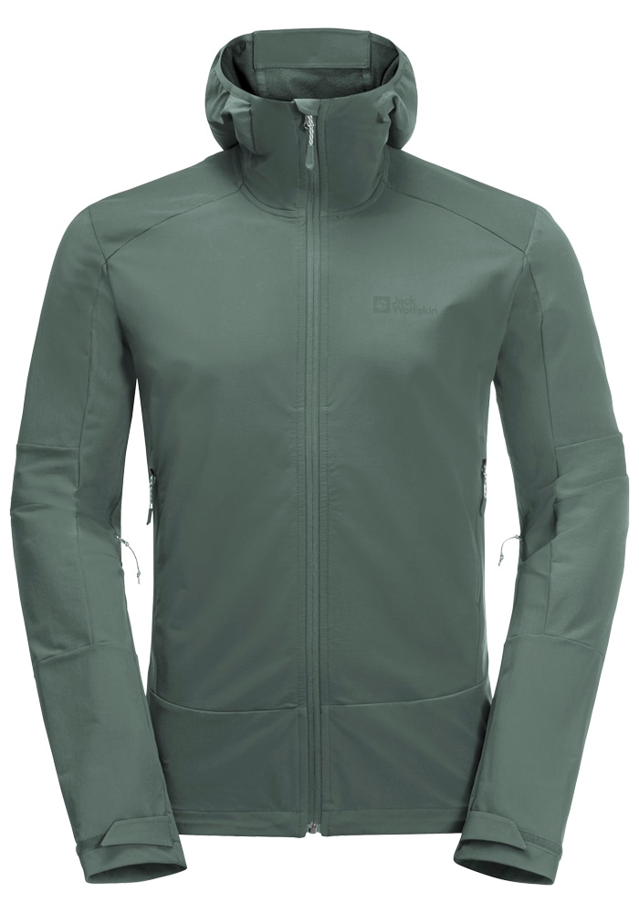 Jack Wolfskin Outdoorjacke »KAMMWEG JKT M«, mit Kapuze