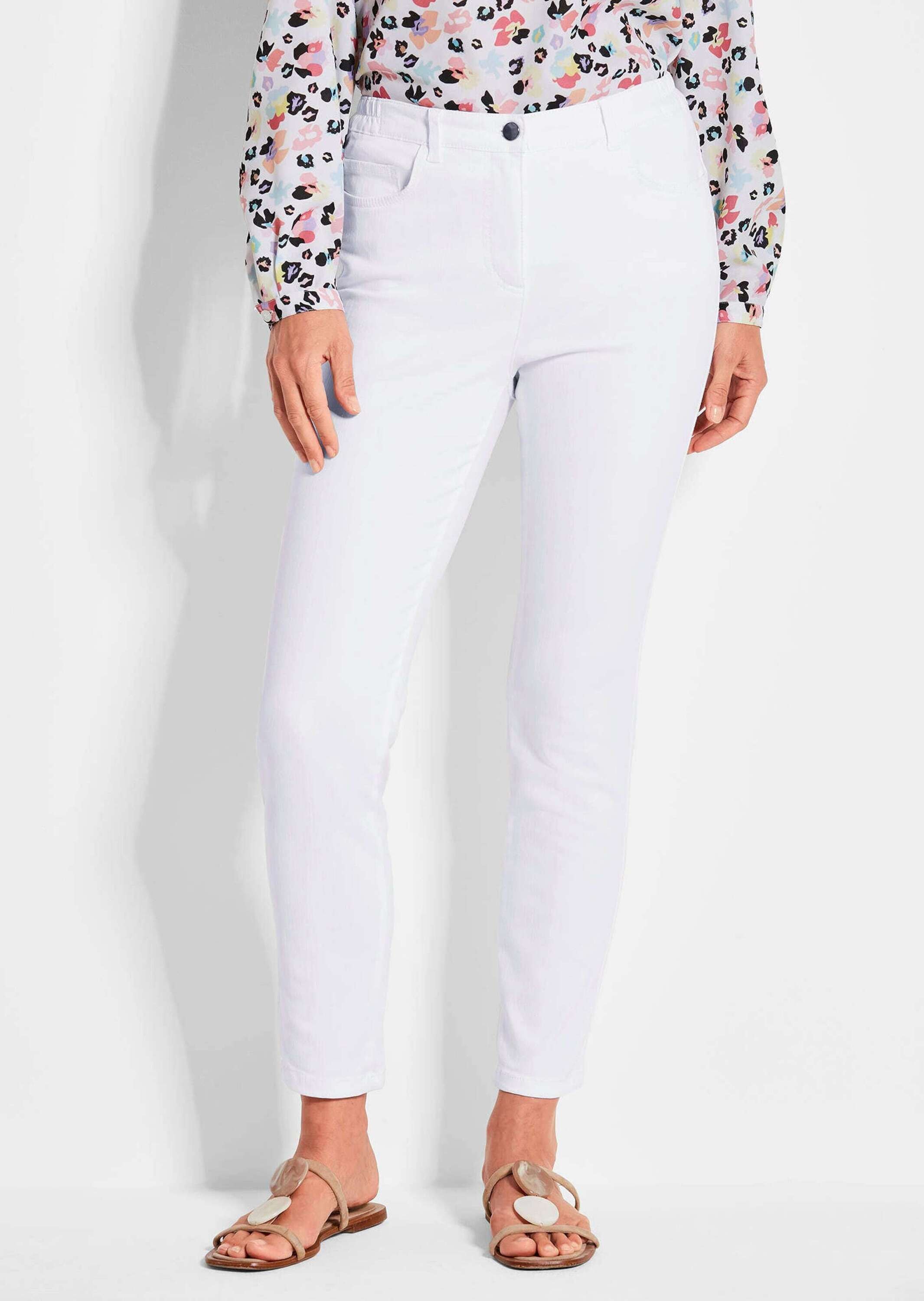 GOLDNER 7/8-Hose »Slim Fit Jeans BELLA mit Dehnbund«