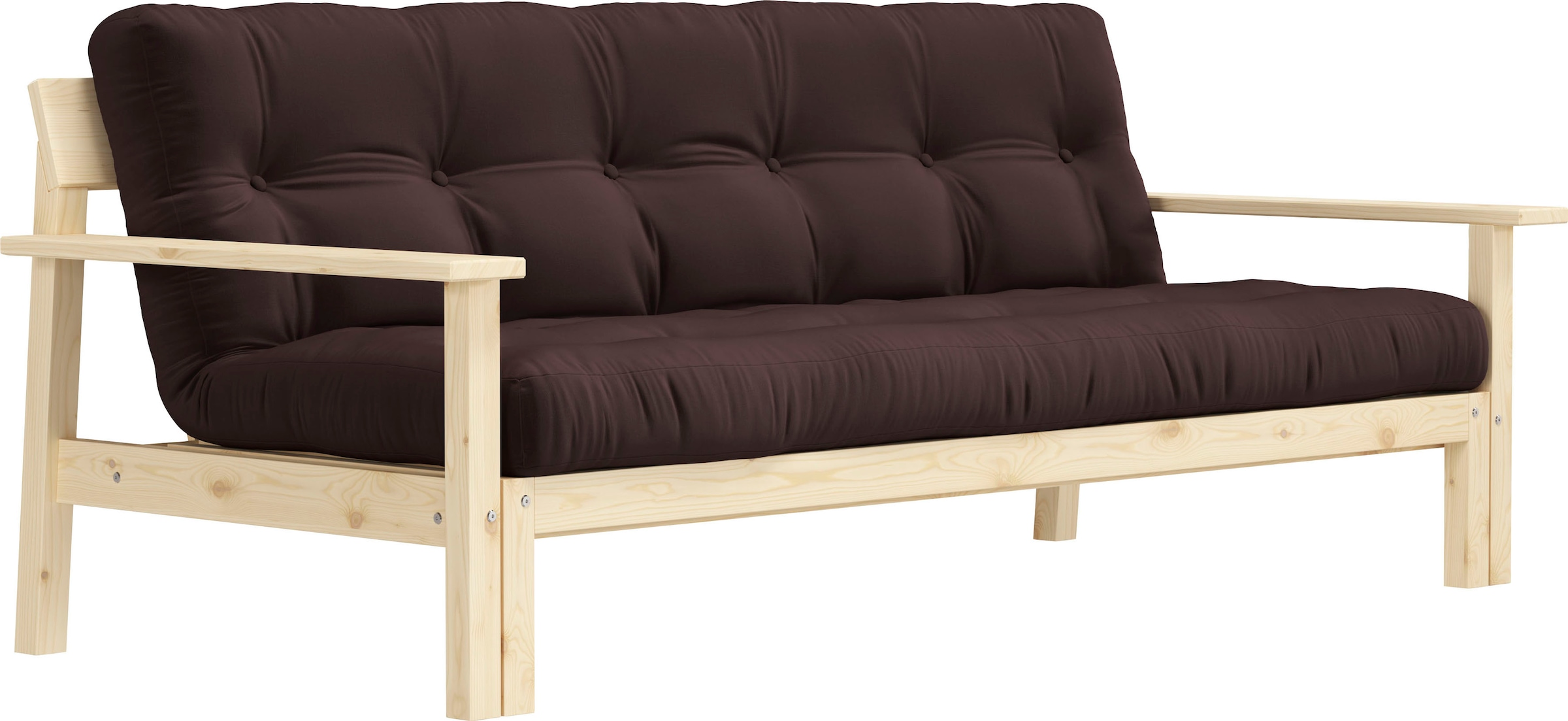 Karup Design Schlafsofa »Unwind«, Mit Holzstruktur, inkl. Futonmatratze, Liegefläche 130x190 cm