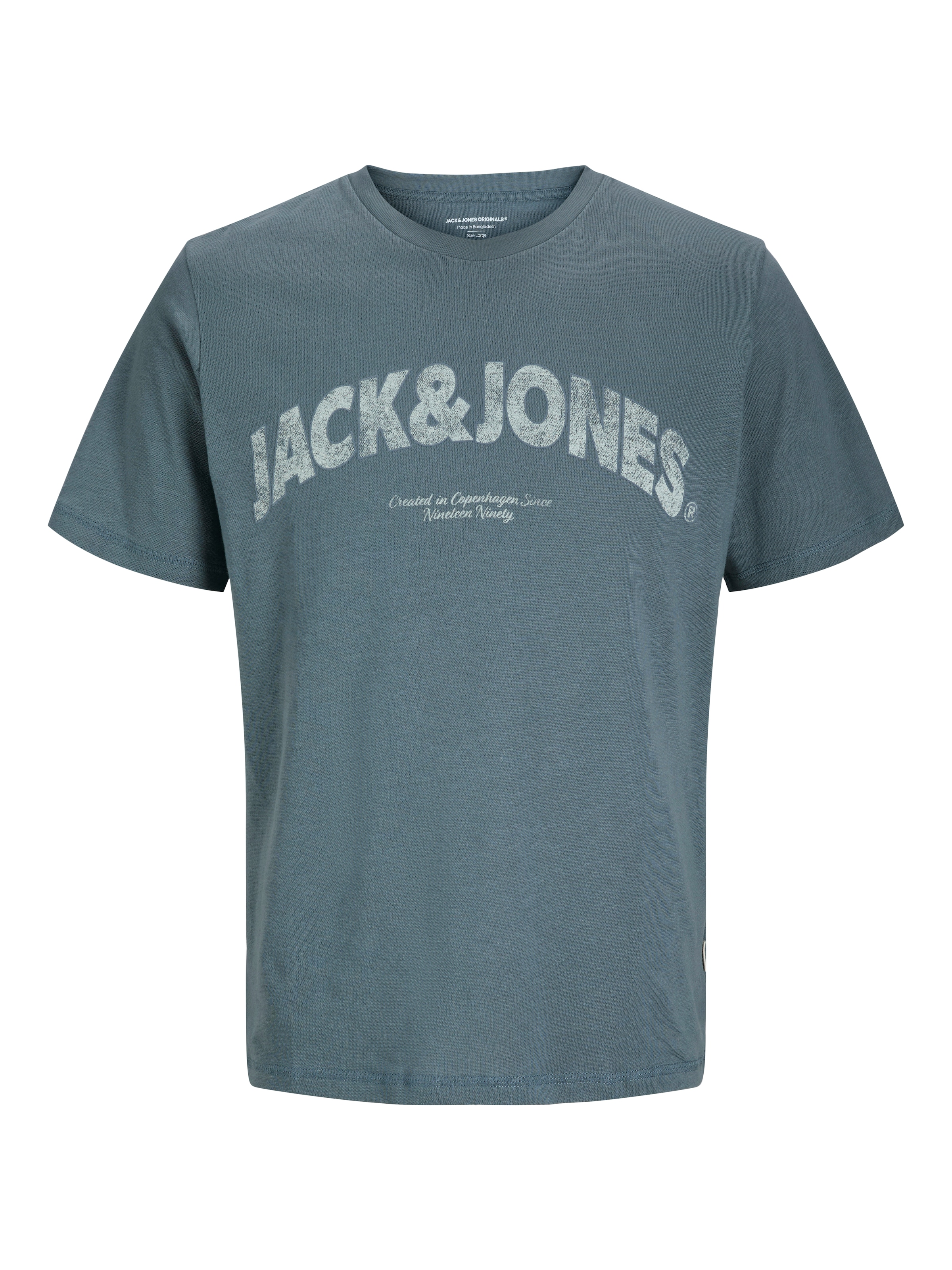 Jack & Jones T-Shirt »JORALMERIA BOLD BRANDING TEE SS CN«, mit Logo Druck