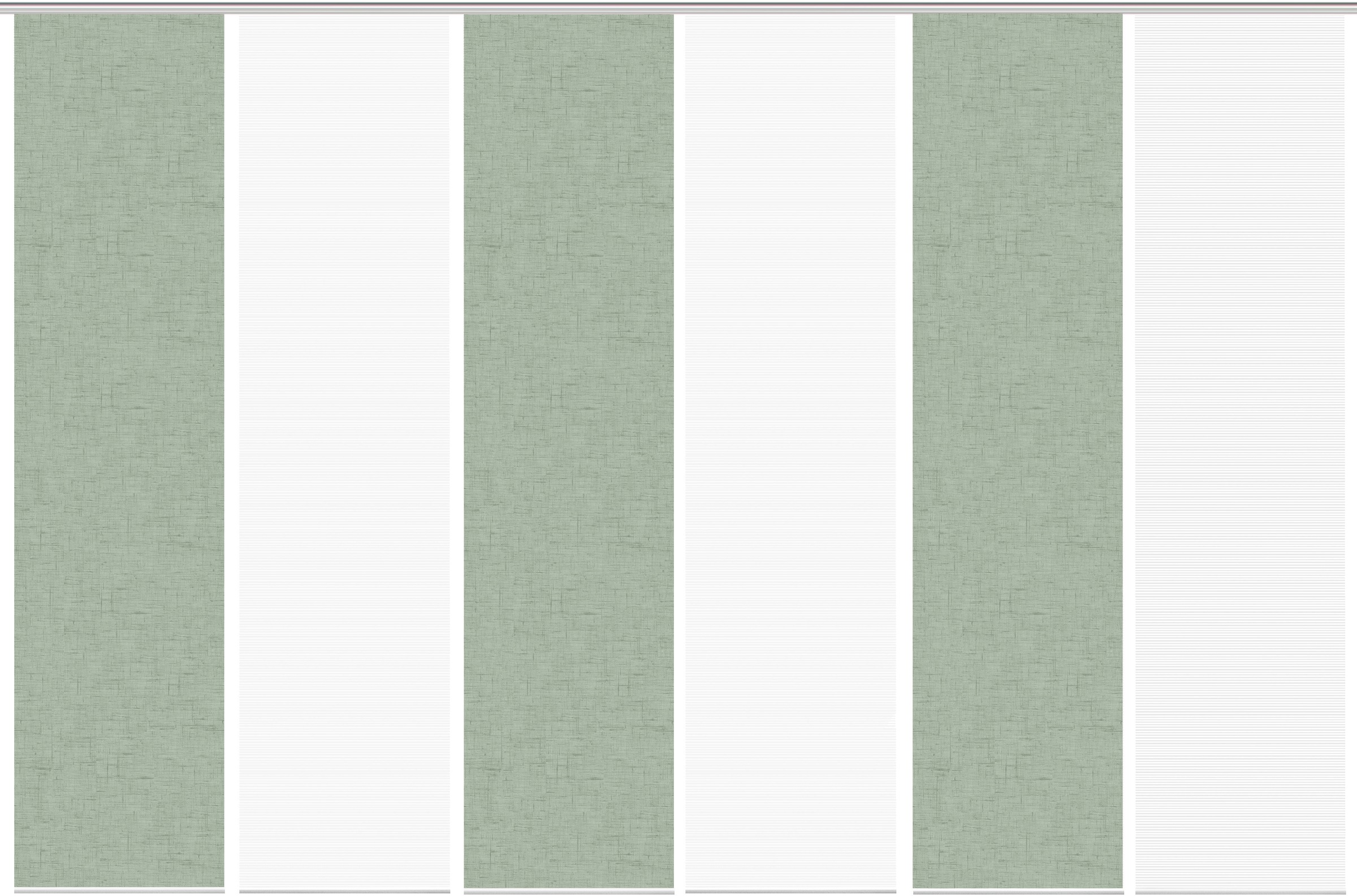 Vision S Schiebegardine »PIVE 6er SET«, (6 St.), Schiebevorhang Digidruck 6er Set PIVE