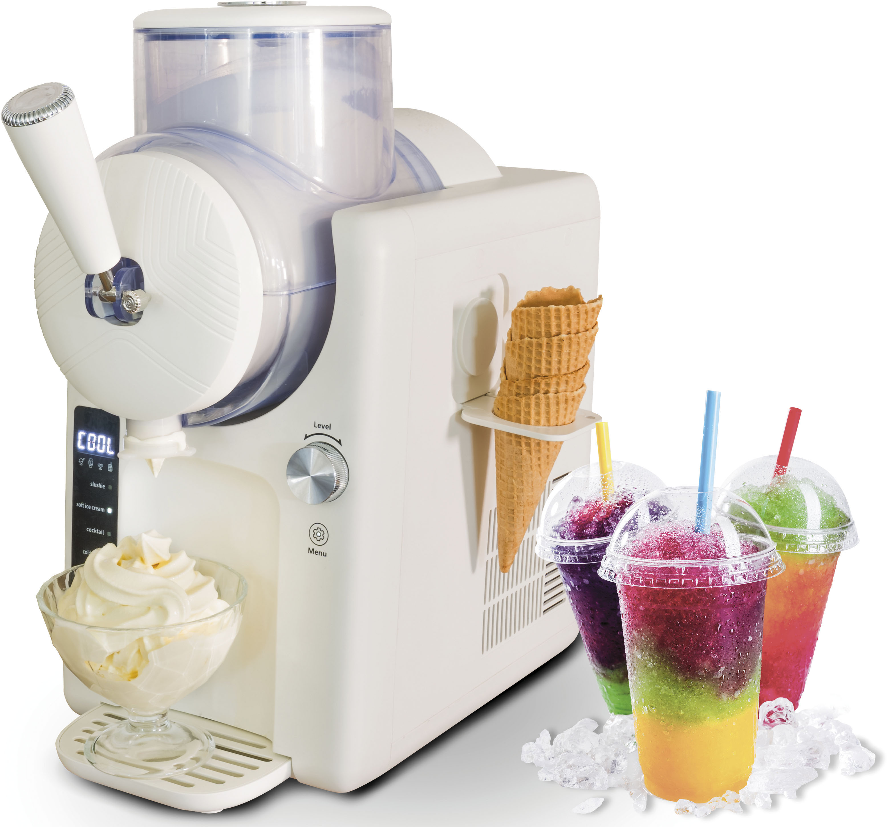 Unold Slush-Eismaschine »Sofie 48950« 150 W 2in1-Slush und Softeismaschine in weiß