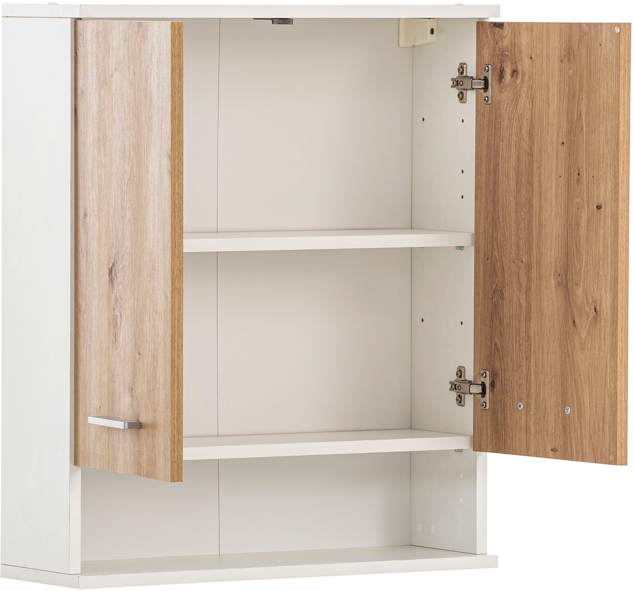 welltime Hängeschrank »Palermo, Breite 59 cm«, 2 Türen, Metallbeschläge