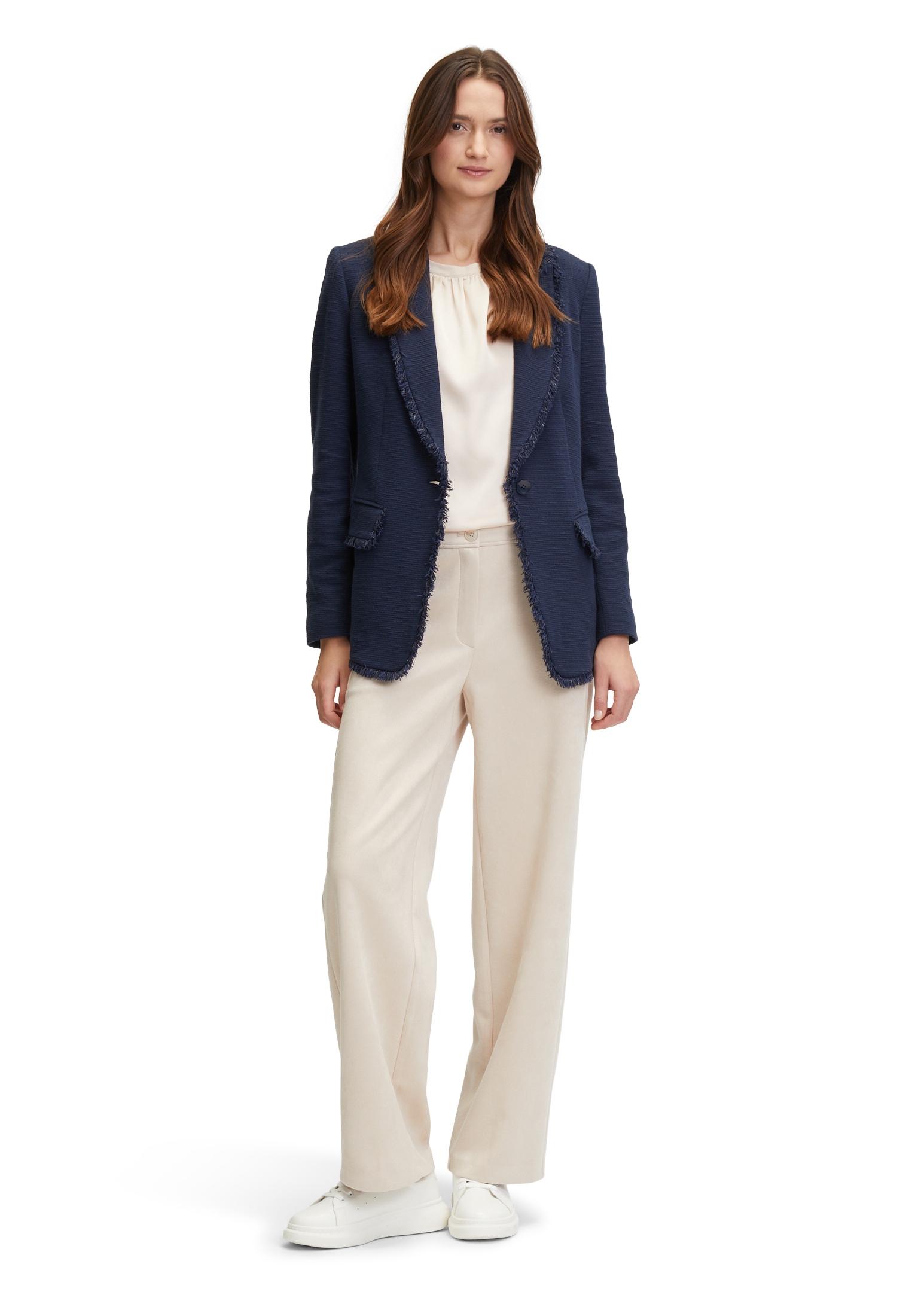 Betty&Co Stoffhose »Stoffhose mit weitem Bein«
