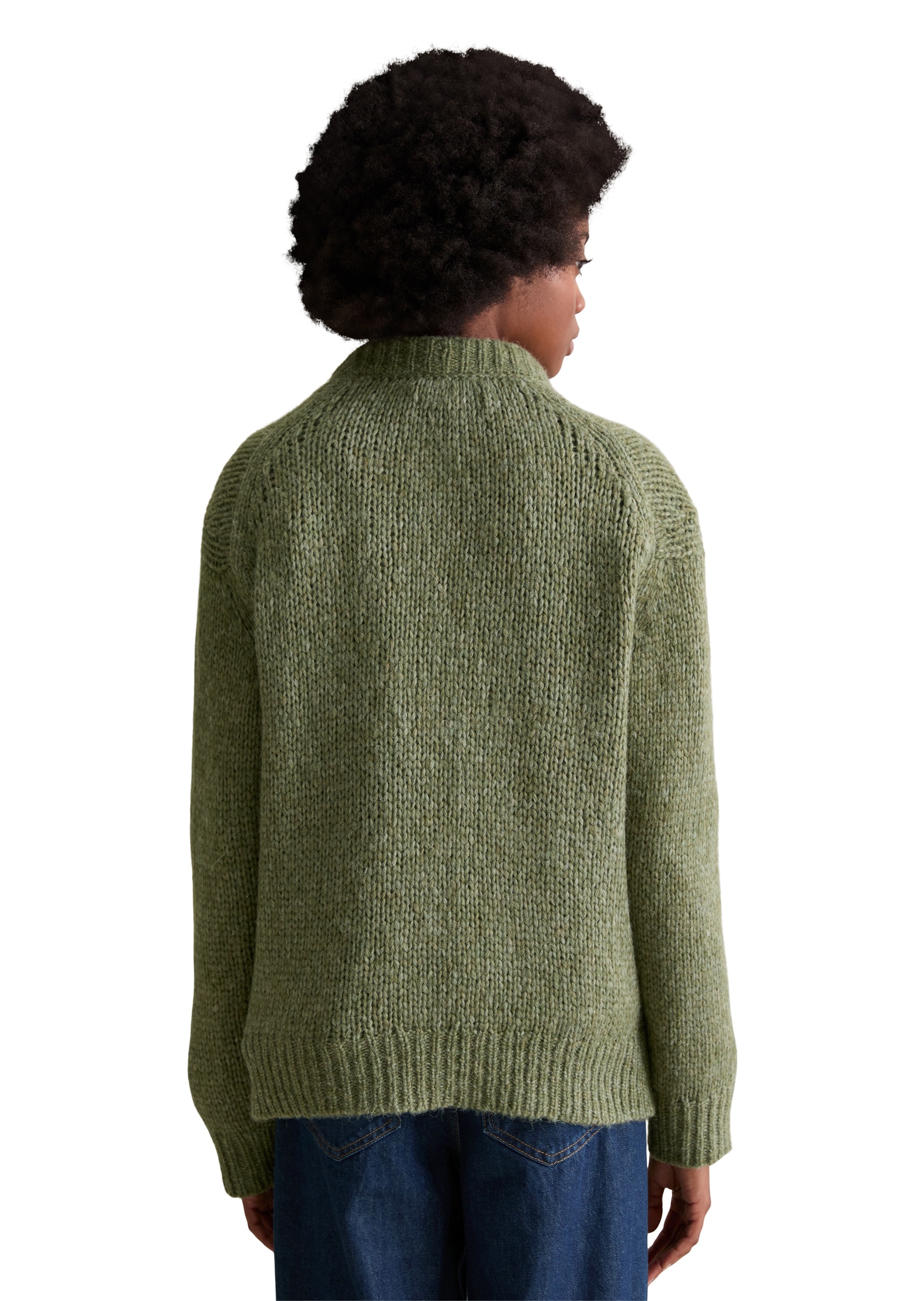 Marc O'Polo DENIM Cardigan »relaxed«, aus kuschligem Schurwolle-Alpakawolle-Mix