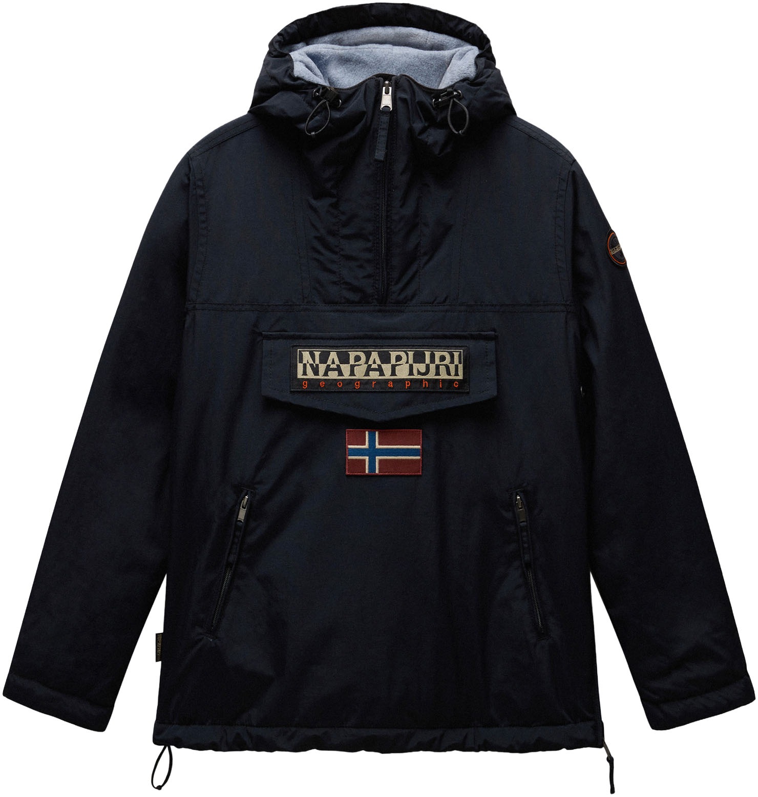 Napapijri Anorak »RAINFOREST W PKT 4 DEMITASSE WT3« mit Kapuze mit markanter Silhouette, in Unifarben