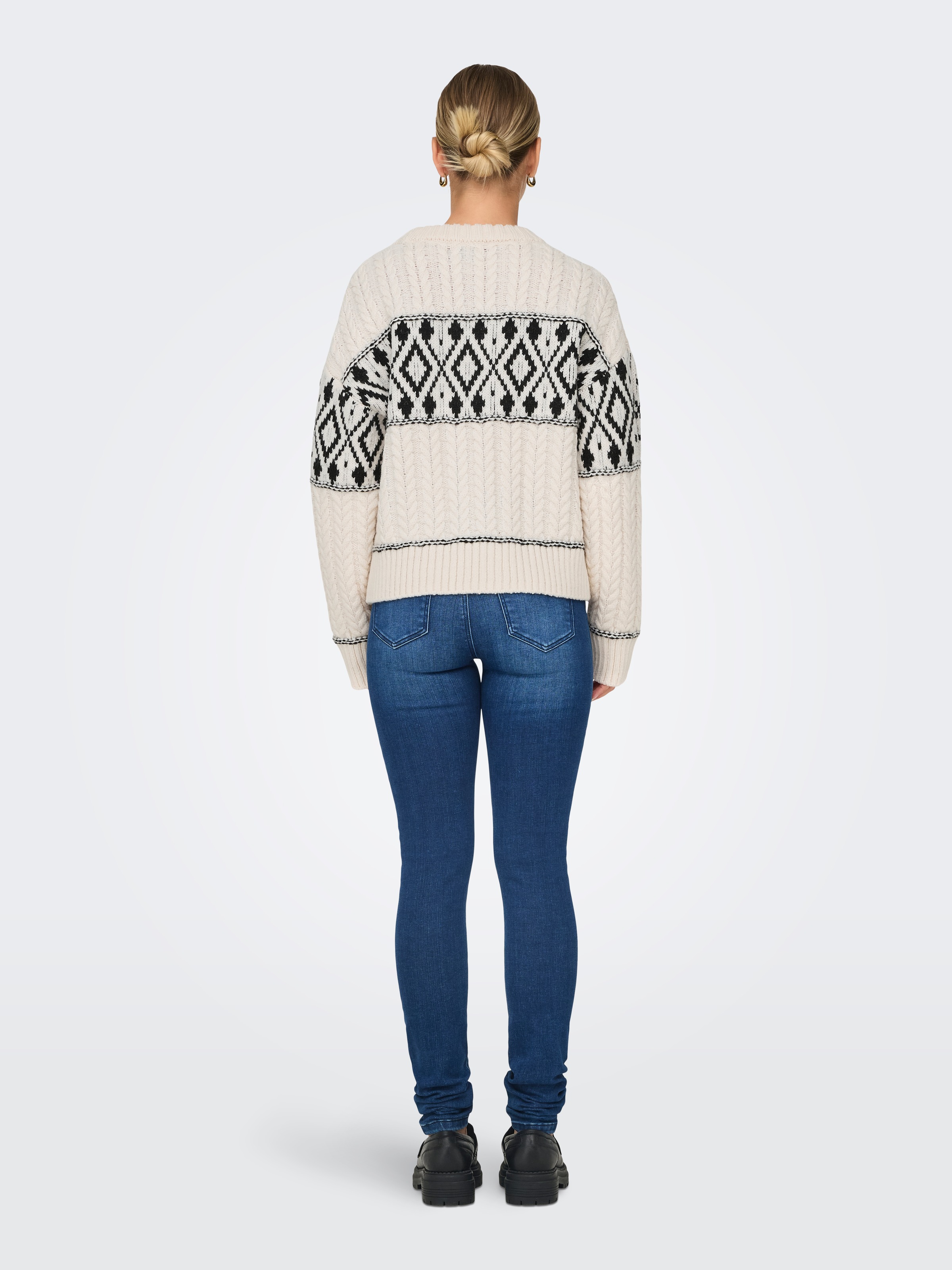 ONLY Strickpullover »ONLMARENT L/S PULLOVER KNT NOOS«, mit Strickmuster