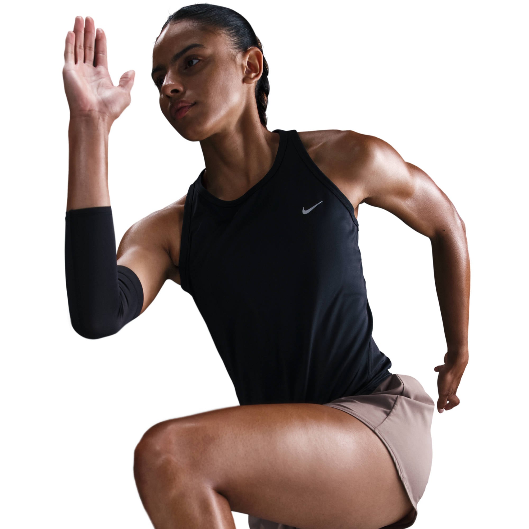 Nike Lauftop »W NK TEMPO DF TANK« abgerundeter Saum, schweißableitendes Dri-FIT-Material