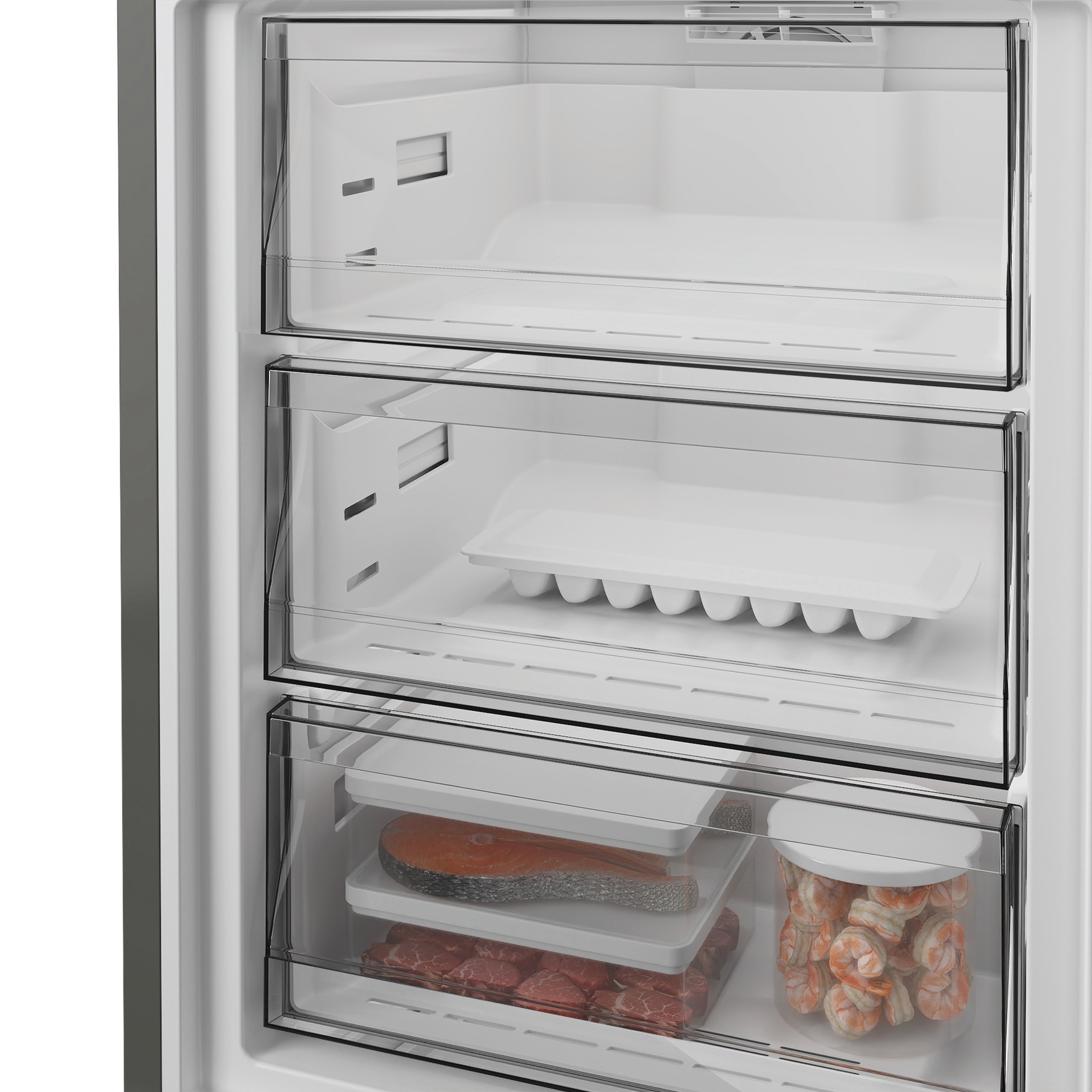 BAUKNECHT Kühl-/Gefrierkombination »KGN ECO 201AM IN« 203,5 cm hoch 59,5 cm breit FreshShield hält Temperatur und Feuchtigkeit perfekt im Gleichgewicht