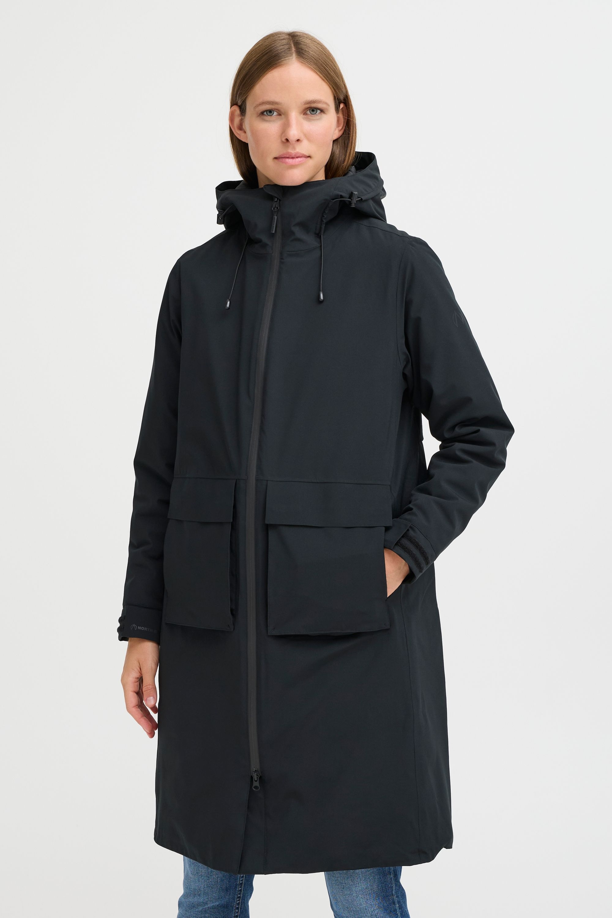 North Bend Winterjacke »Wintermantel NBKarina W«, mit Kapuze