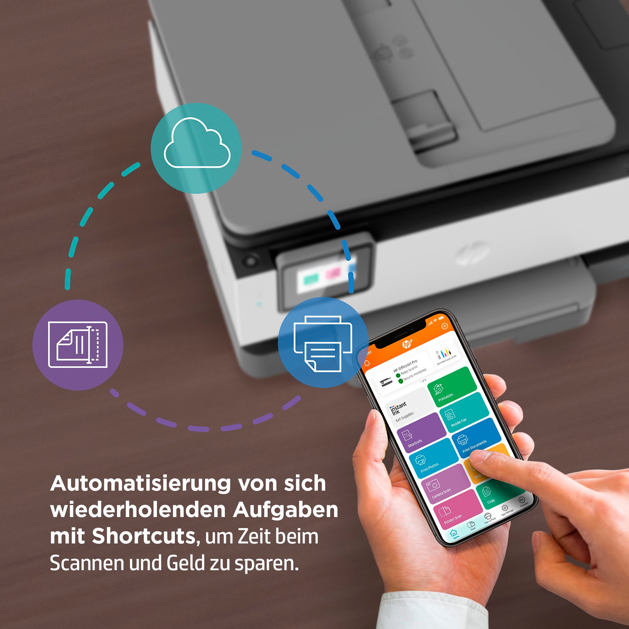 HP Multifunktionsdrucker »OfficeJet Pro 8022e All-in-One A4 color«, 6 Monate gratis Drucken mit HP Instant Ink inklusive