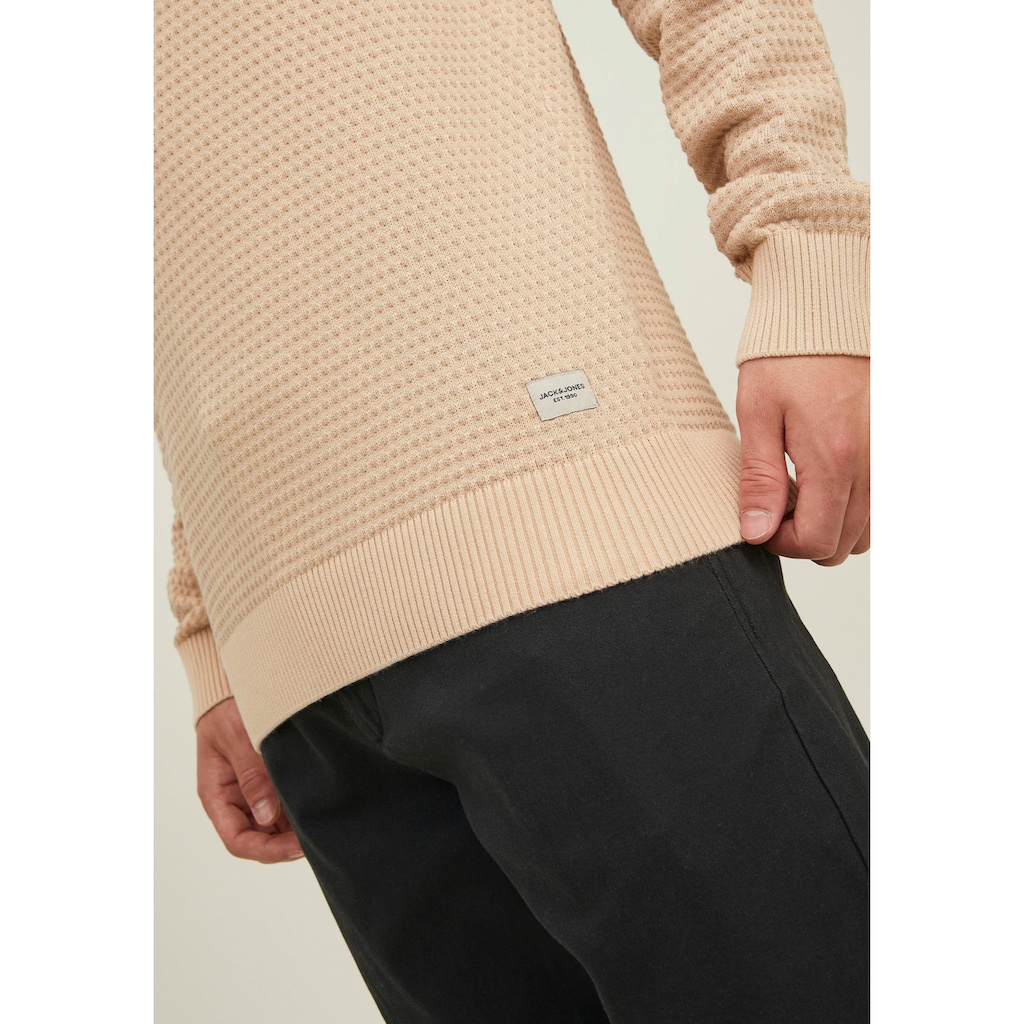 Jack & Jones Rundhalspullover »ATLAS KNIT CREW NECK«