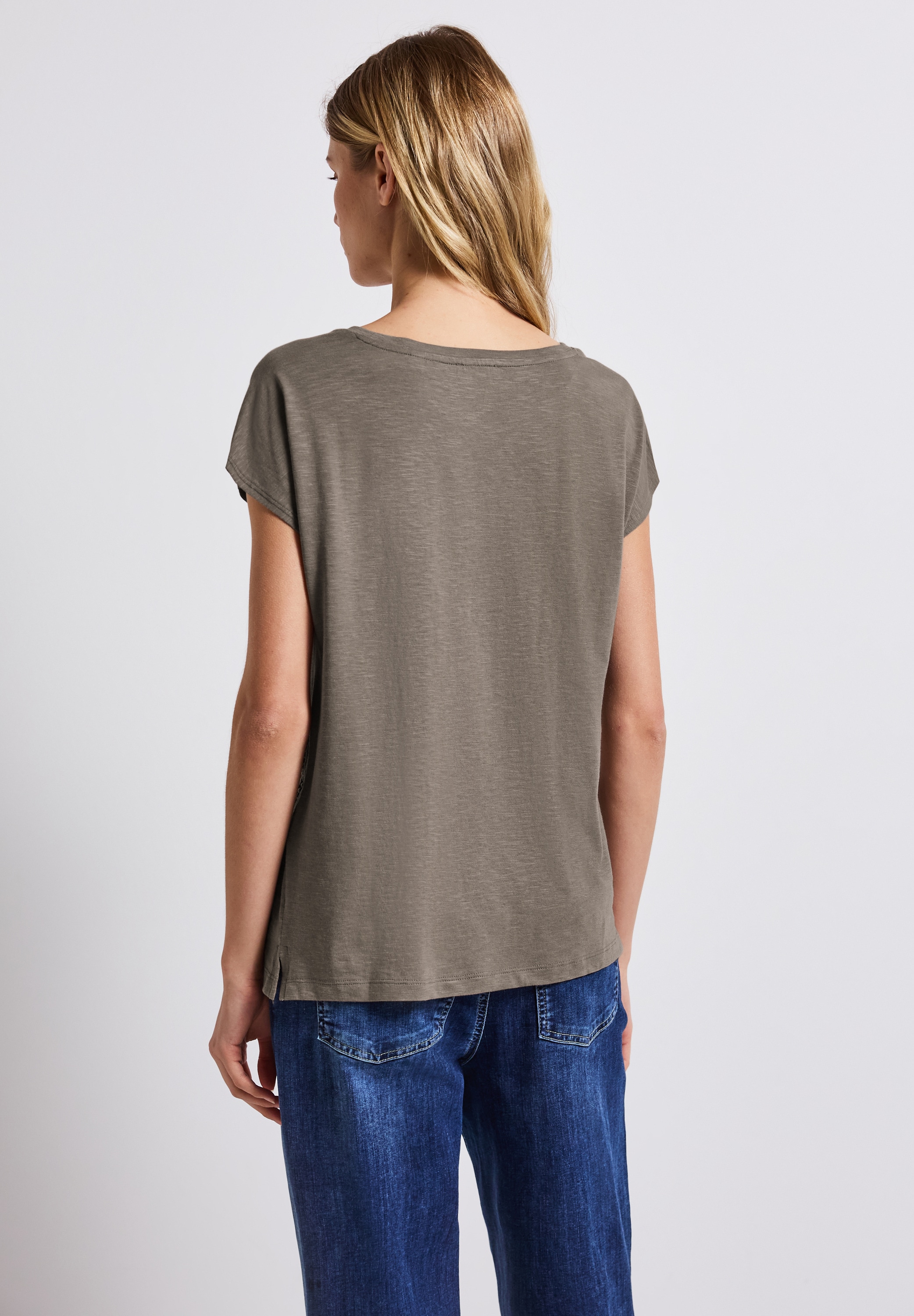 STREET ONE Shirttop, mit Häkeldetails