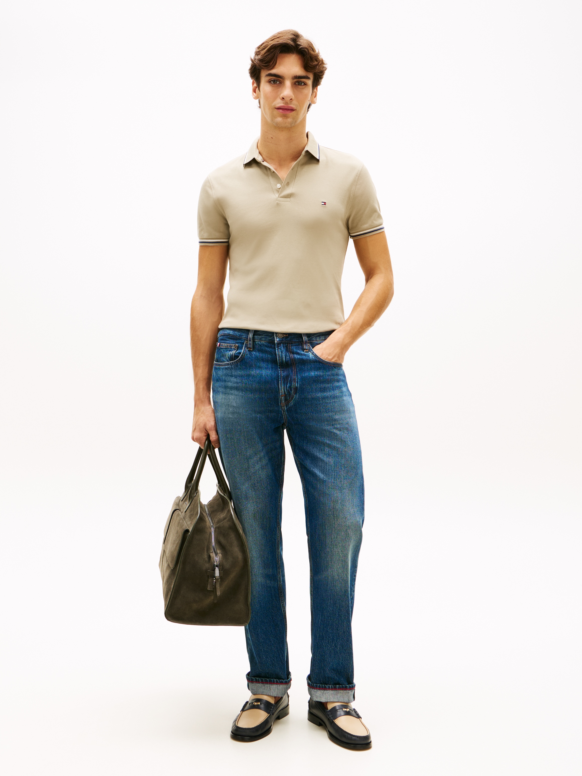 Tommy Hilfiger Poloshirt »TOMMY TIPPED SLIM POLO«