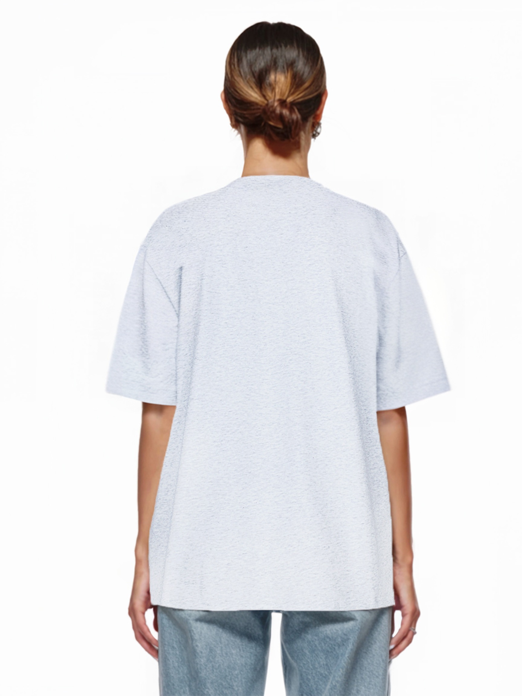 trueprodigy Oversize-Shirt »Nika F Logo Stickeri Oversized Rundhals«