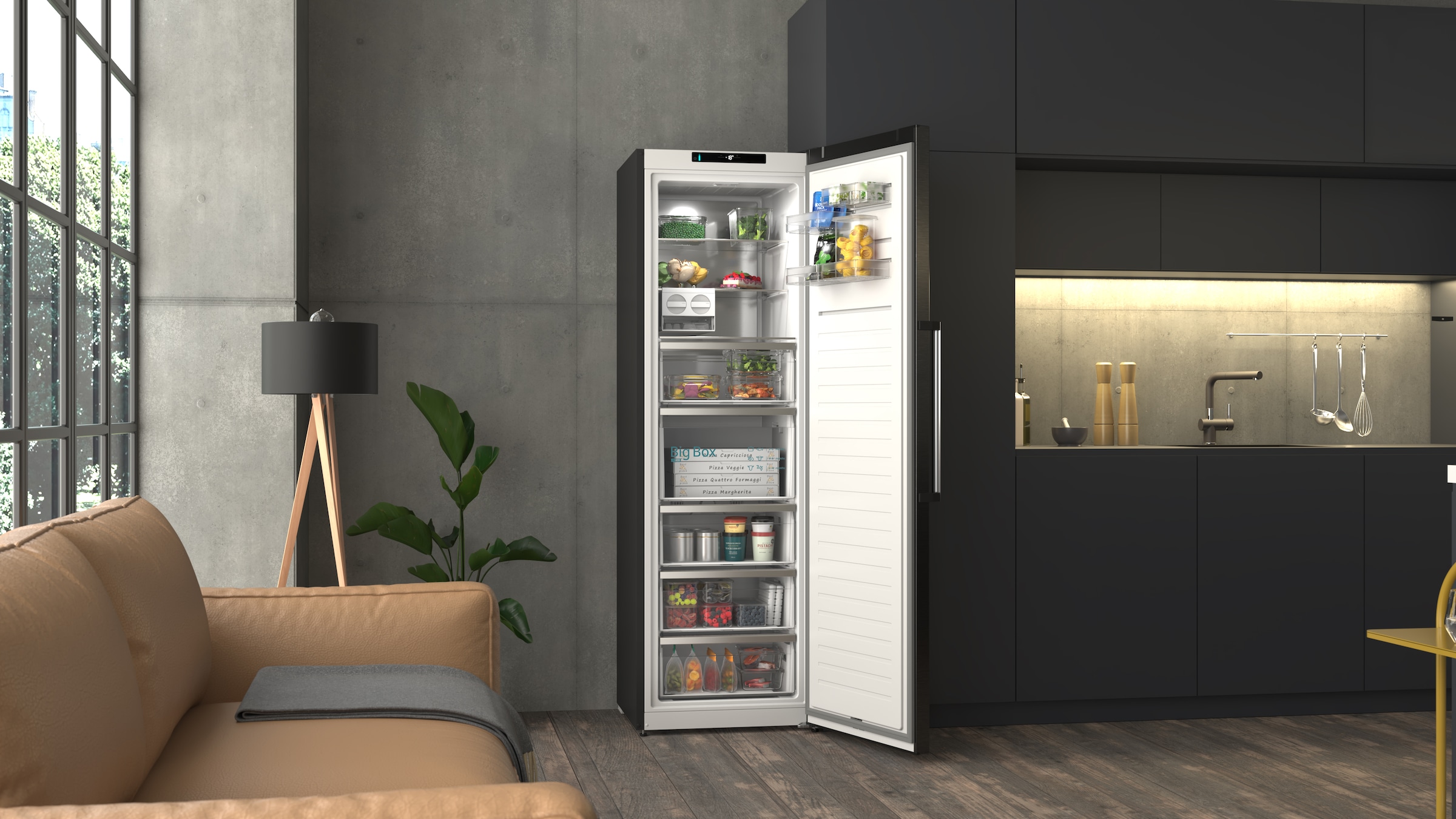 SIEMENS Gefrierschrank NoFrost iQ500 »GS36NAXCG« 186,2 cm hoch 59,5 cm breit