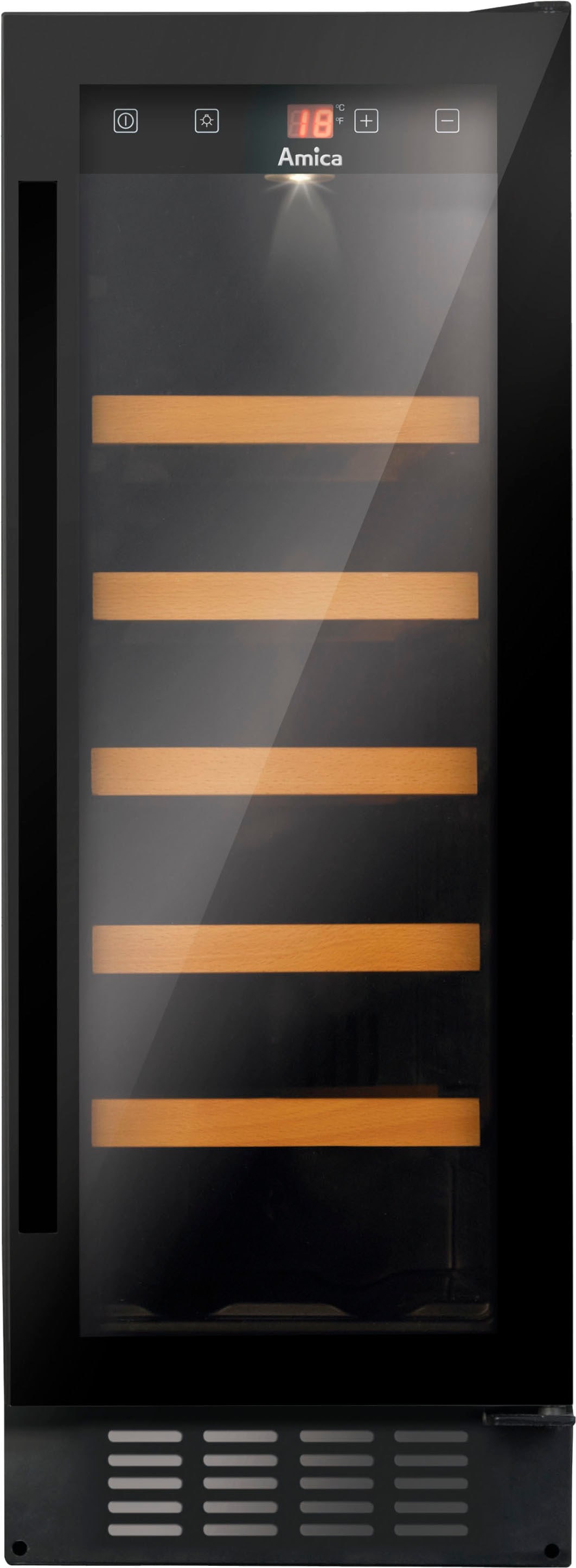 Amica Weinkühlschrank »WK 341 115 bei für Standardflaschen Standkühlschrank 075l, OTTO S«, á 20