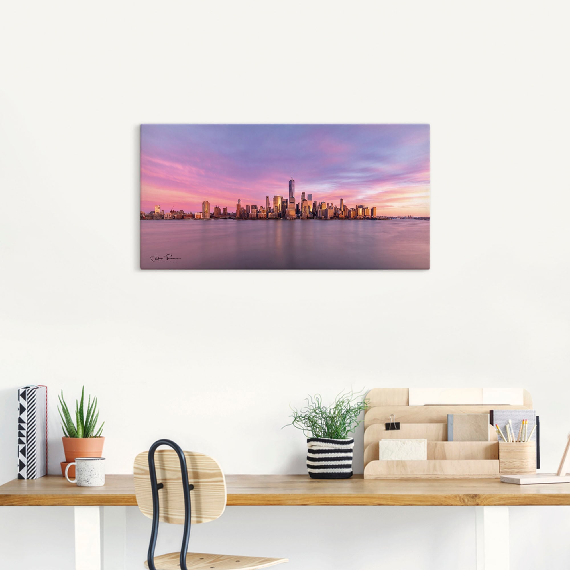 Artland Wandbild »Manhattan Skyline«, New York, (1 St.), als Alubild, Outdoorbild, Leinwandbild in verschied. Größen