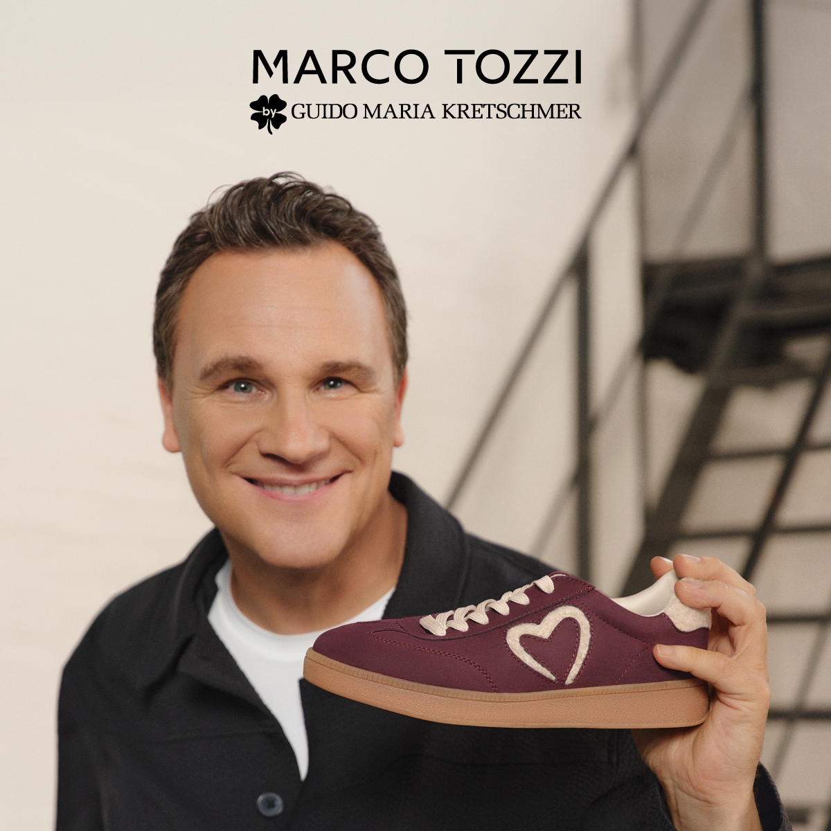 MARCO TOZZI by GMK Plateausneaker, Freizeitschuh, Halbschuh, Schnürschuh mit Plüsch-Details
