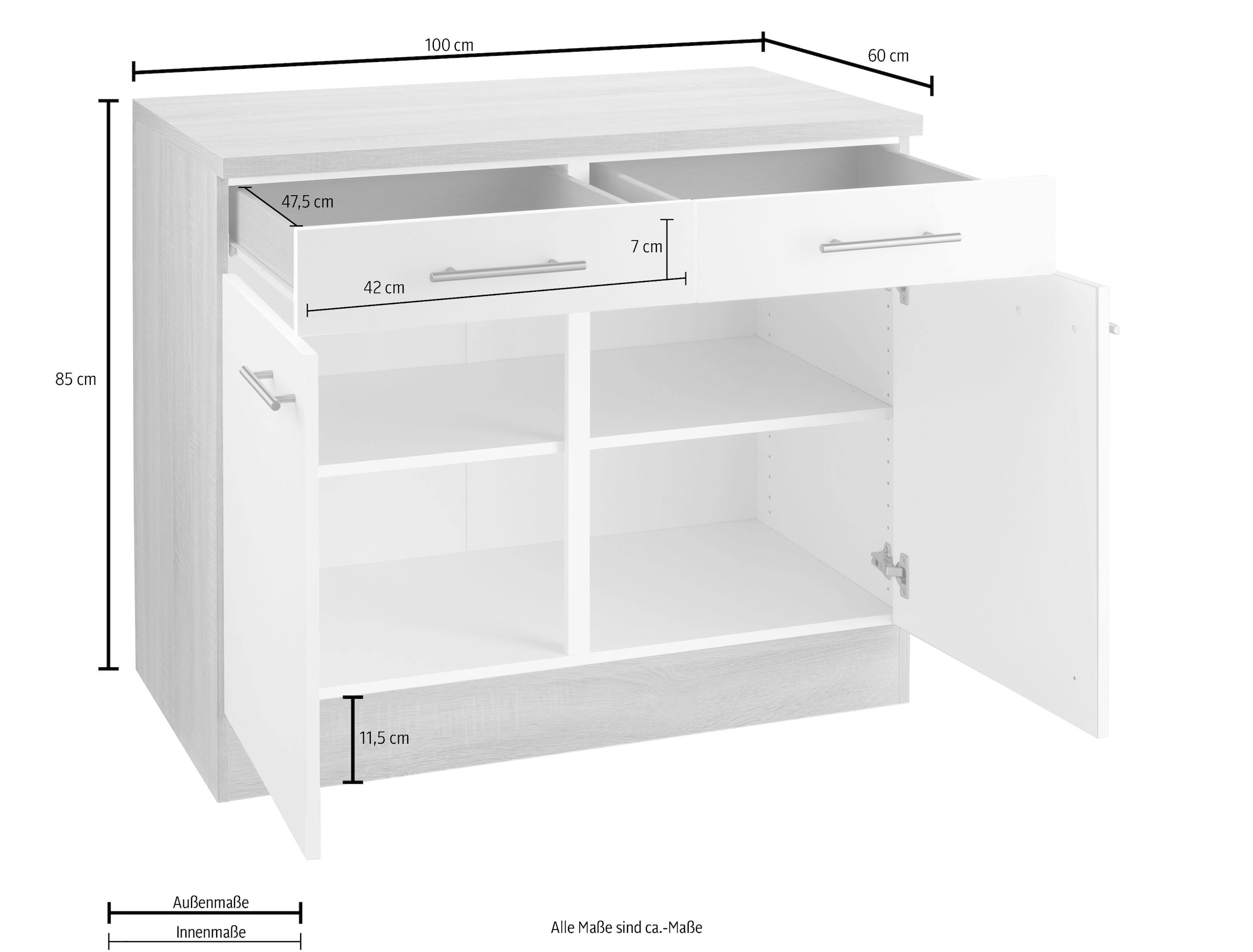 cm OTTO 100 bei OPTIFIT Breite online Unterschrank »Kalmar«,