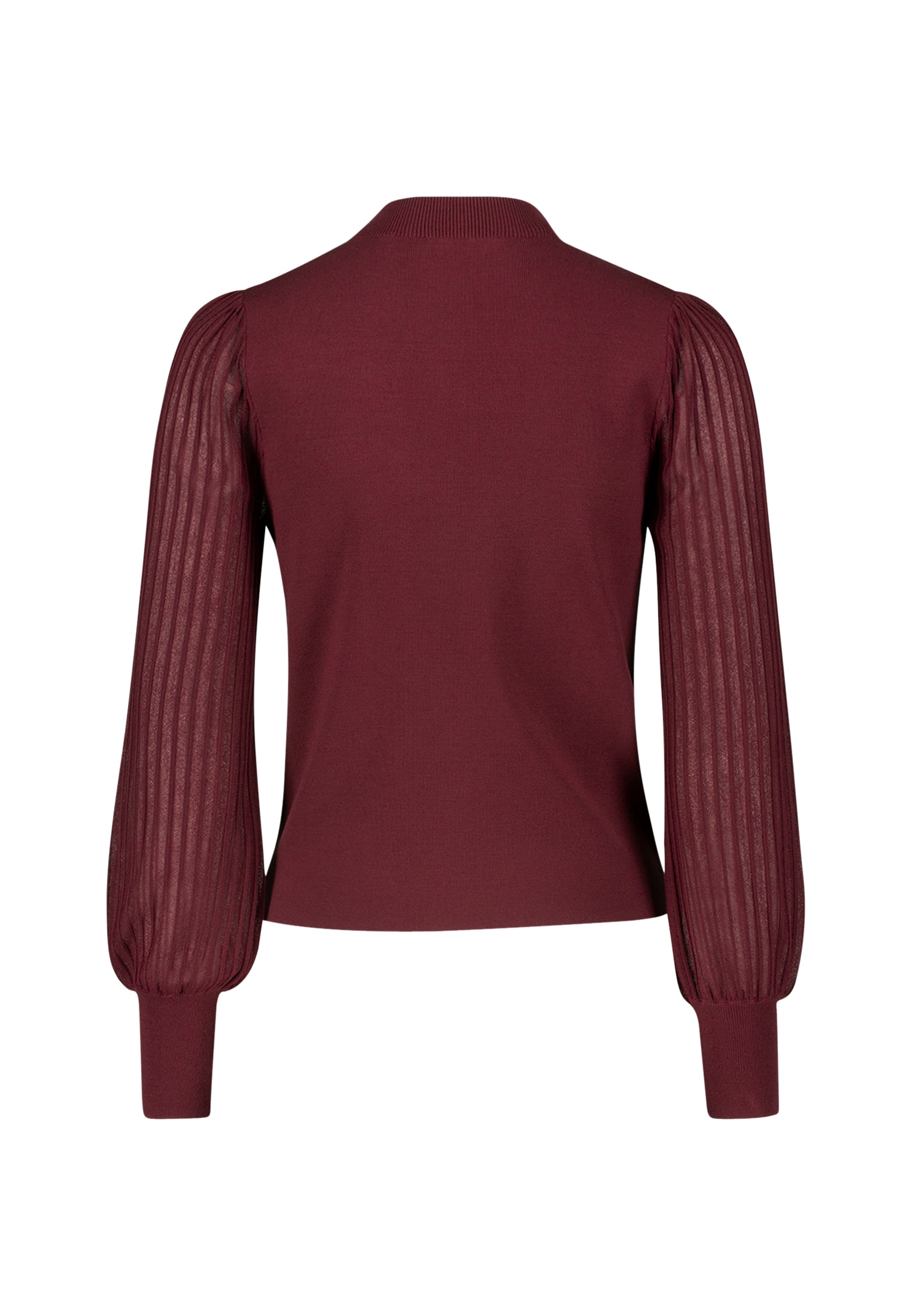 Zero Strickpullover »Strickpullover mit transparenten Ärmeln«