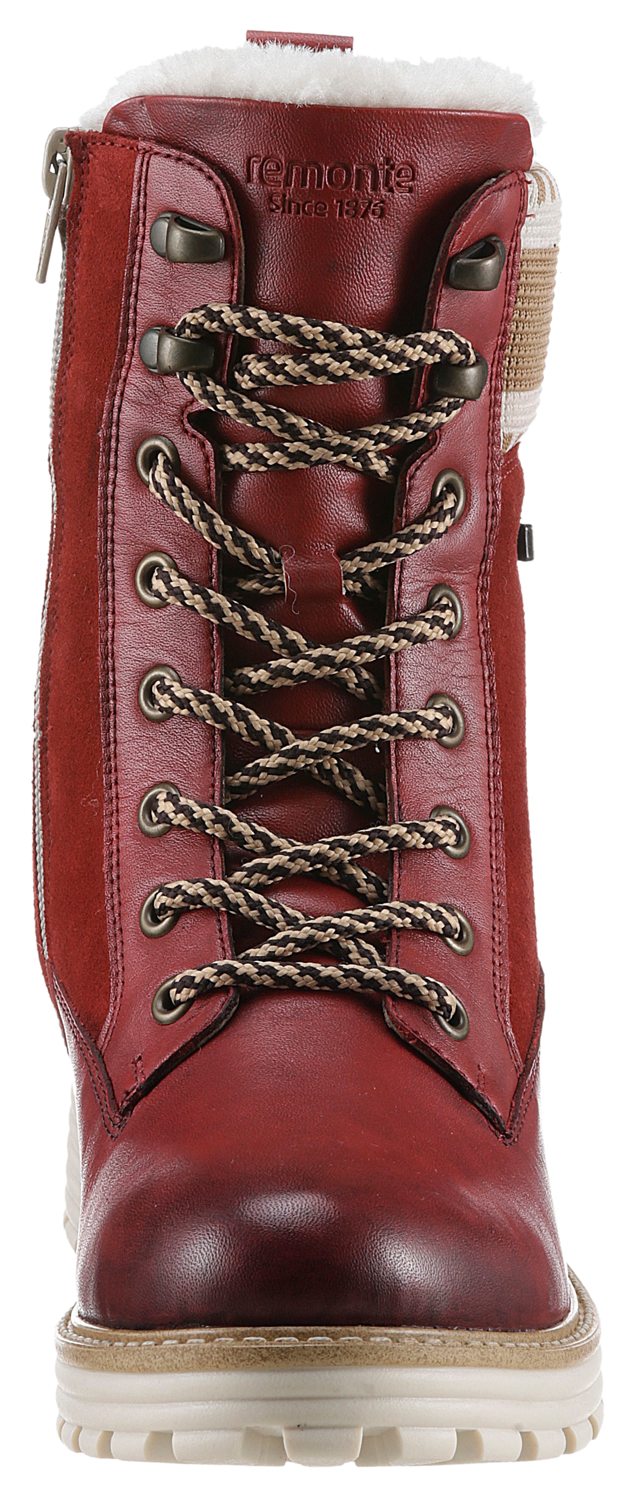 Remonte Winterboots »Elisabeth Hurley-Collection«, Schnürboots, Schnürstiefelette mit wasserabweisender TEX-Membran