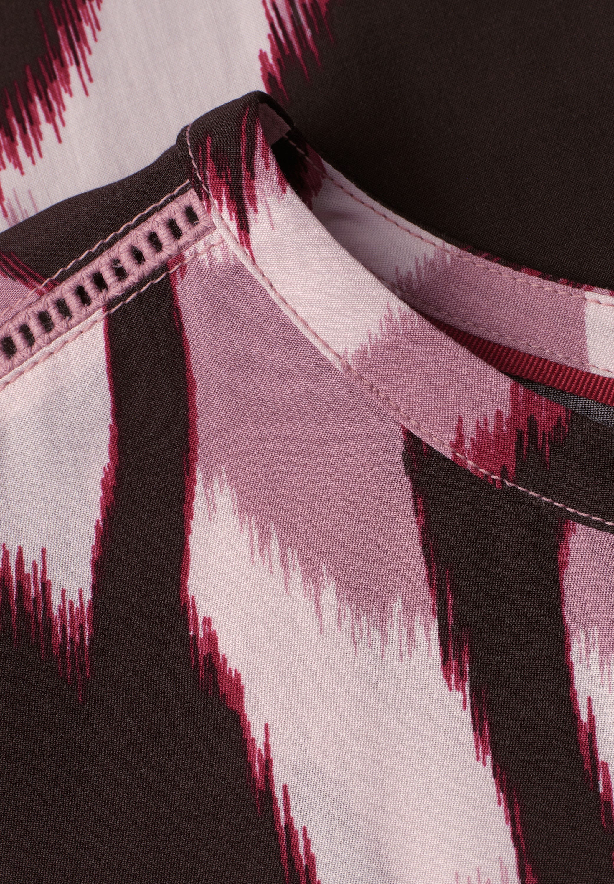 STREET ONE Druckbluse Bluse mit Tapedetails