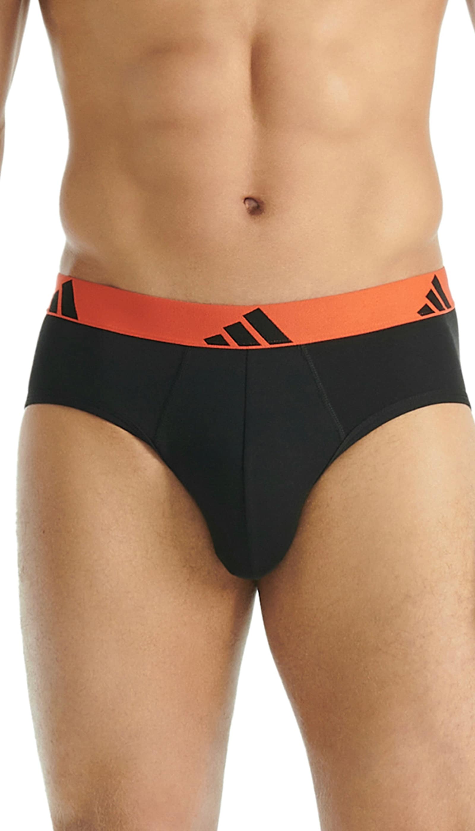 adidas Sportswear Slip »Active Flex Cotton« 3er Pack,  elastisch, Logo-Bund, scheuerfreies Tragegefühl, ohne Eingriff