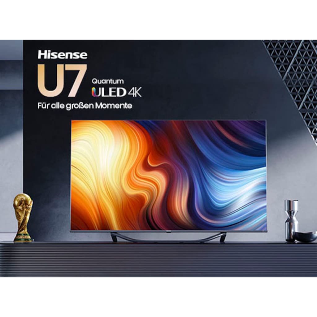 Hisense LED-Fernseher »55U7HQ«, 139 cm/55 Zoll, 4K Ultra HD, Quantum Dot,120Hz, Game Mode, HDR10+, Dolby Vision IQ & Atmos