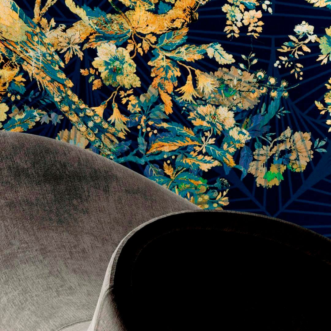 Komar Vliestapete »Digitaldruck Vlies -  Nocturne - Größe 200 x 280 cm« bedruckt glatt Wohnzimmer, Schlafzimmer