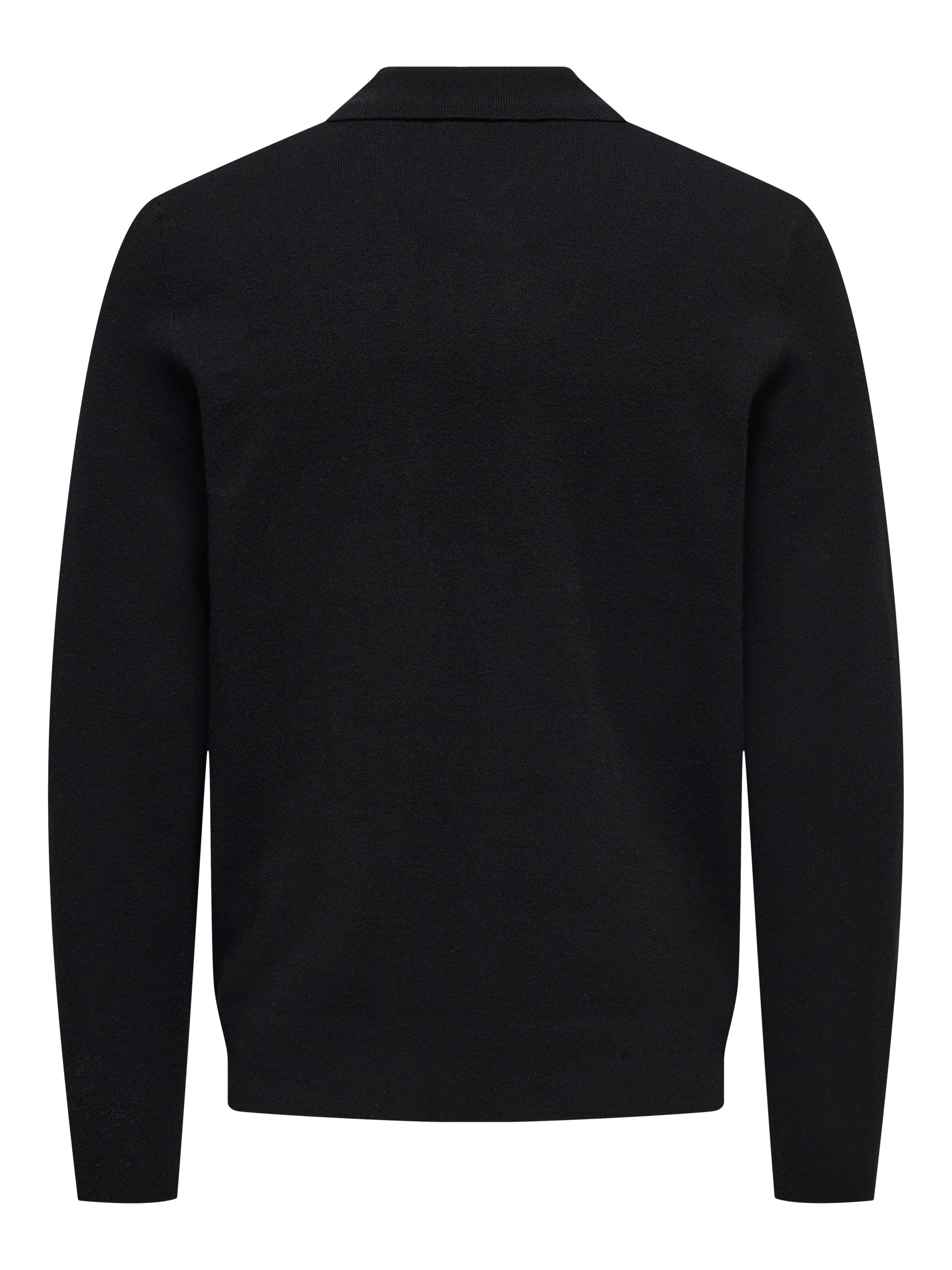 ONLY & SONS Polokragenpullover »ONSCOOPER REG LS 12 HALF ZIP POLO«