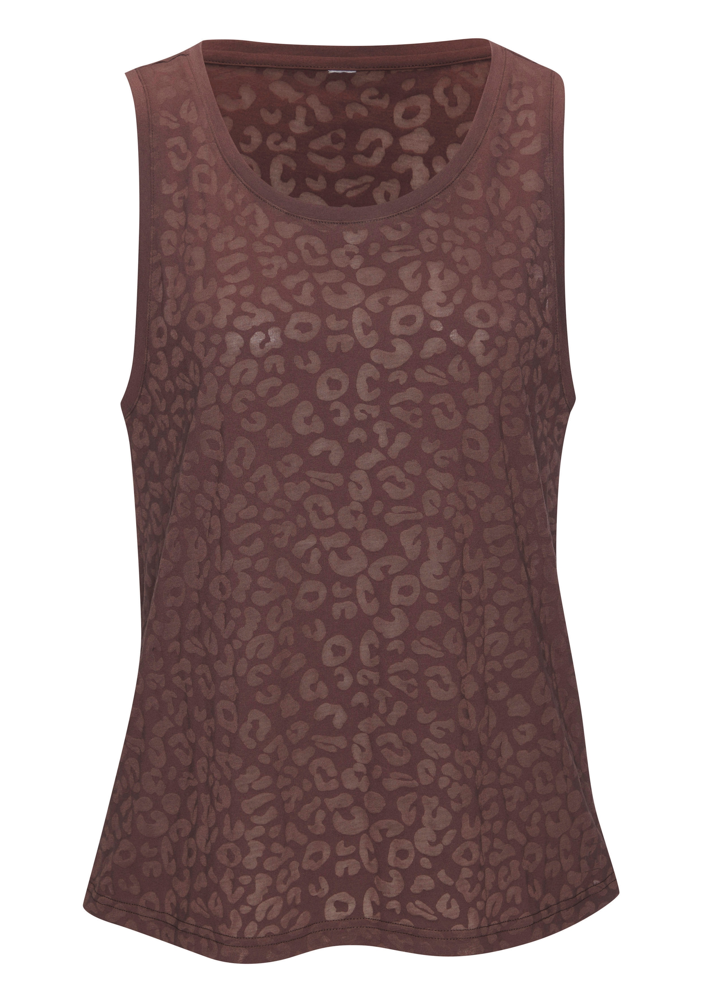 LASCANA ACTIVE Funktionstop Leo-Optik mit weitem Armausschnitt